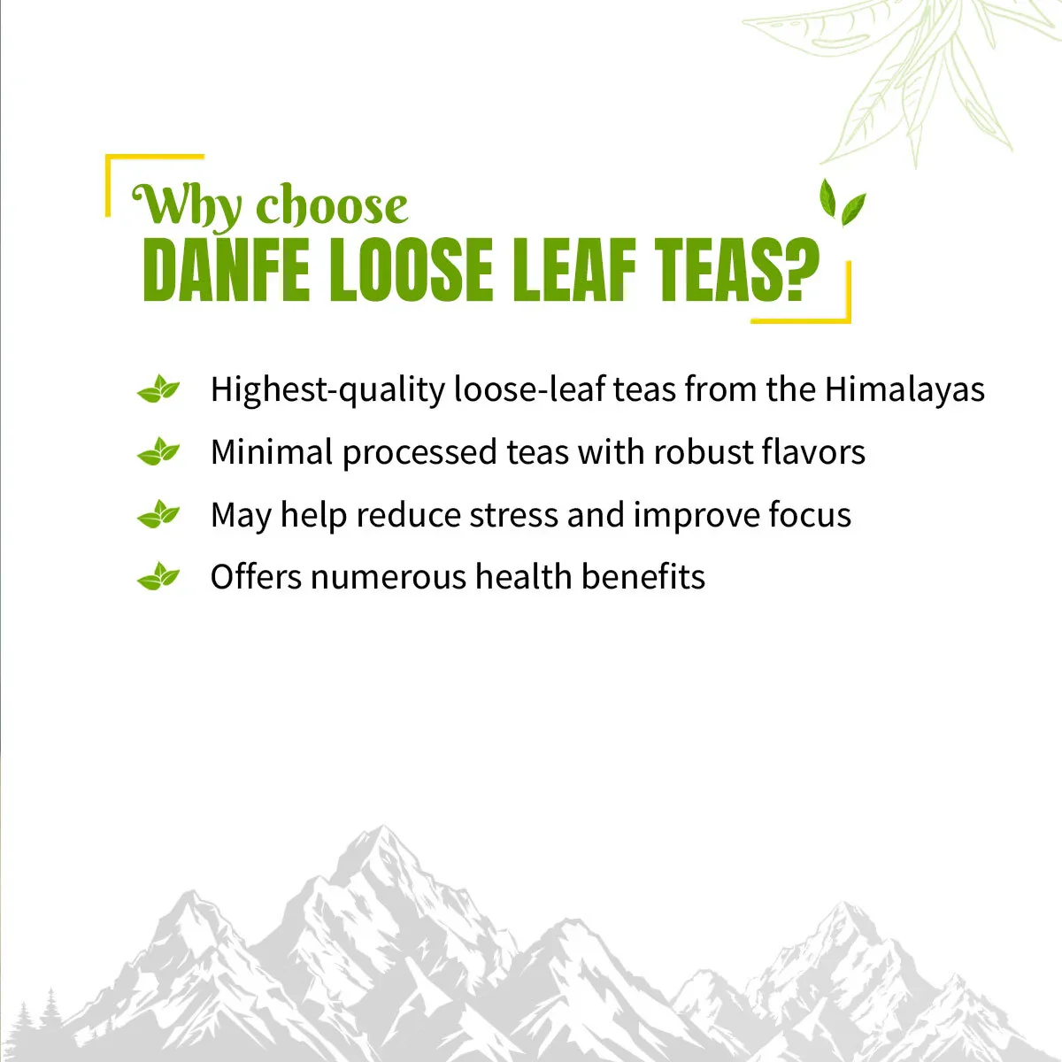 Danfe Himalayas Loose Leaf Spearmint Black Tea - Image 9