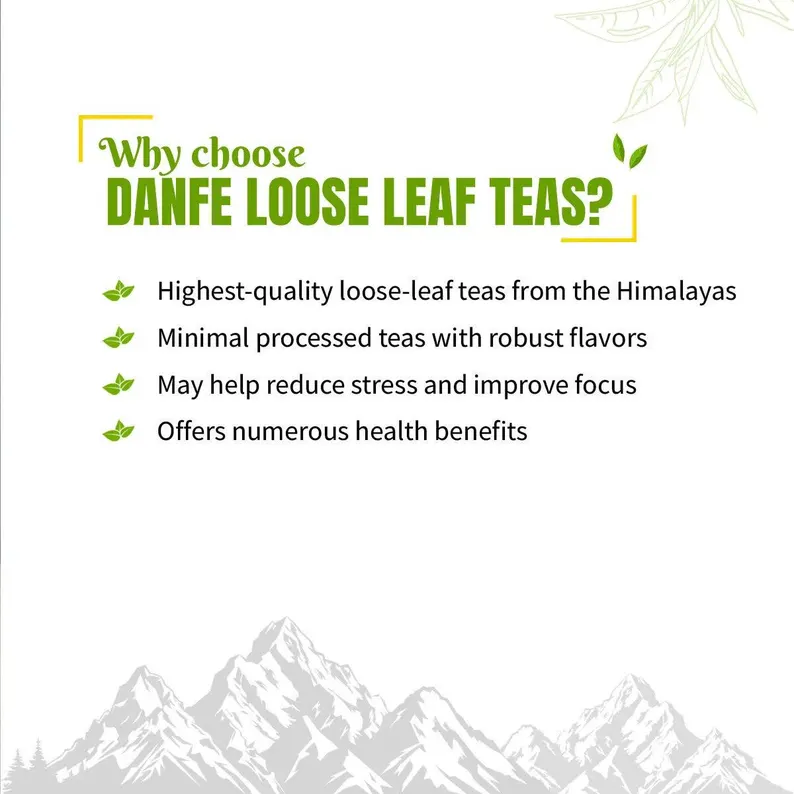 Danfe Himalayan Moringa Tea (Caffeine-Free Superfood Herbal Tea) - Image 7