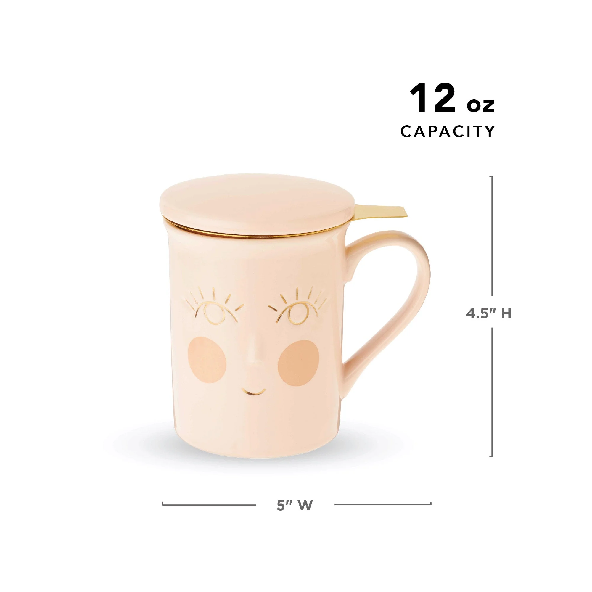 Pinky Up Annette: Hello Beautiful Ceramic Tea Mug & Infuser - Image 5
