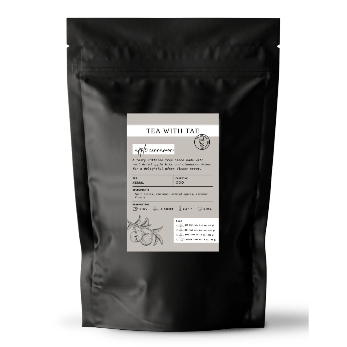 Tea with Tae Apple Cinnamon Pouch - Image 5