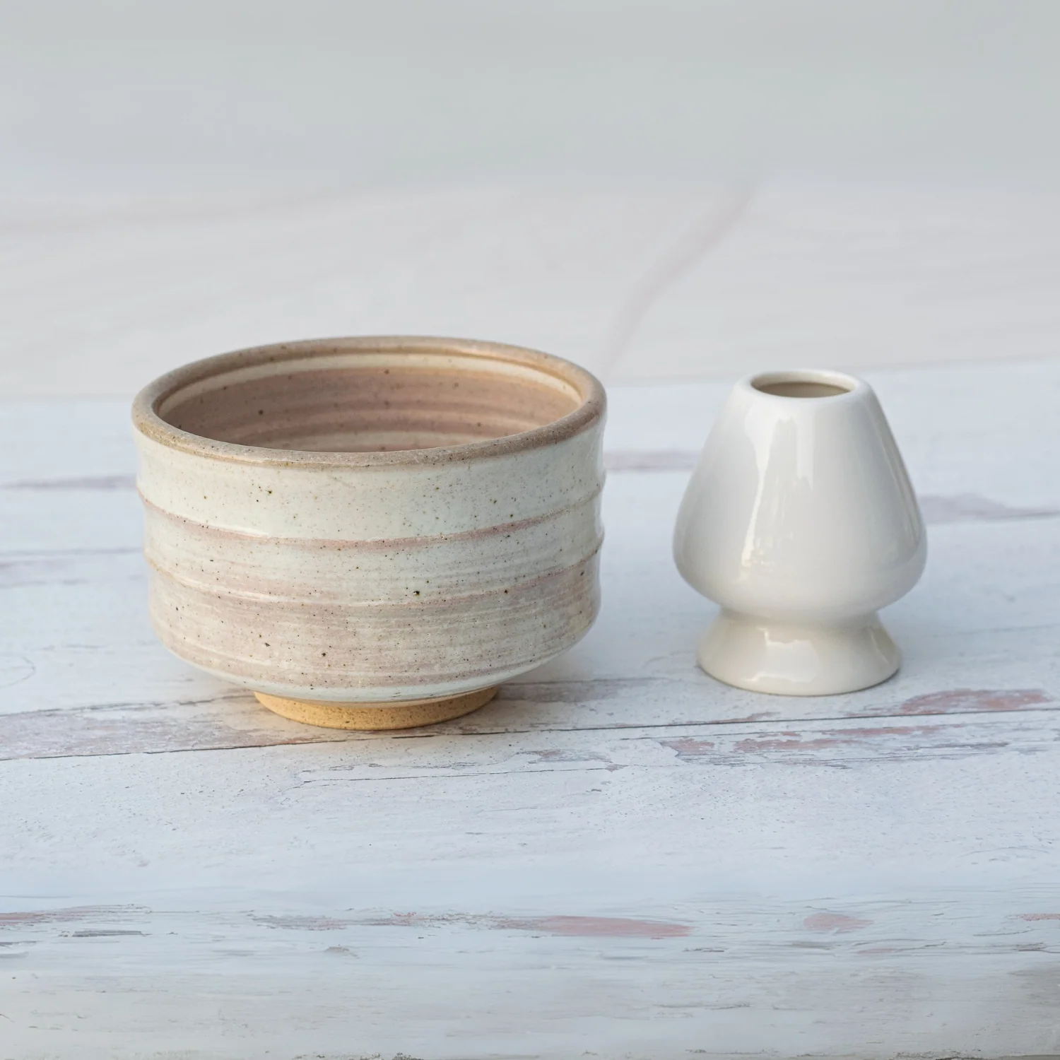 Aprika Life Beige Ceramic Matcha Bowl - Image 7