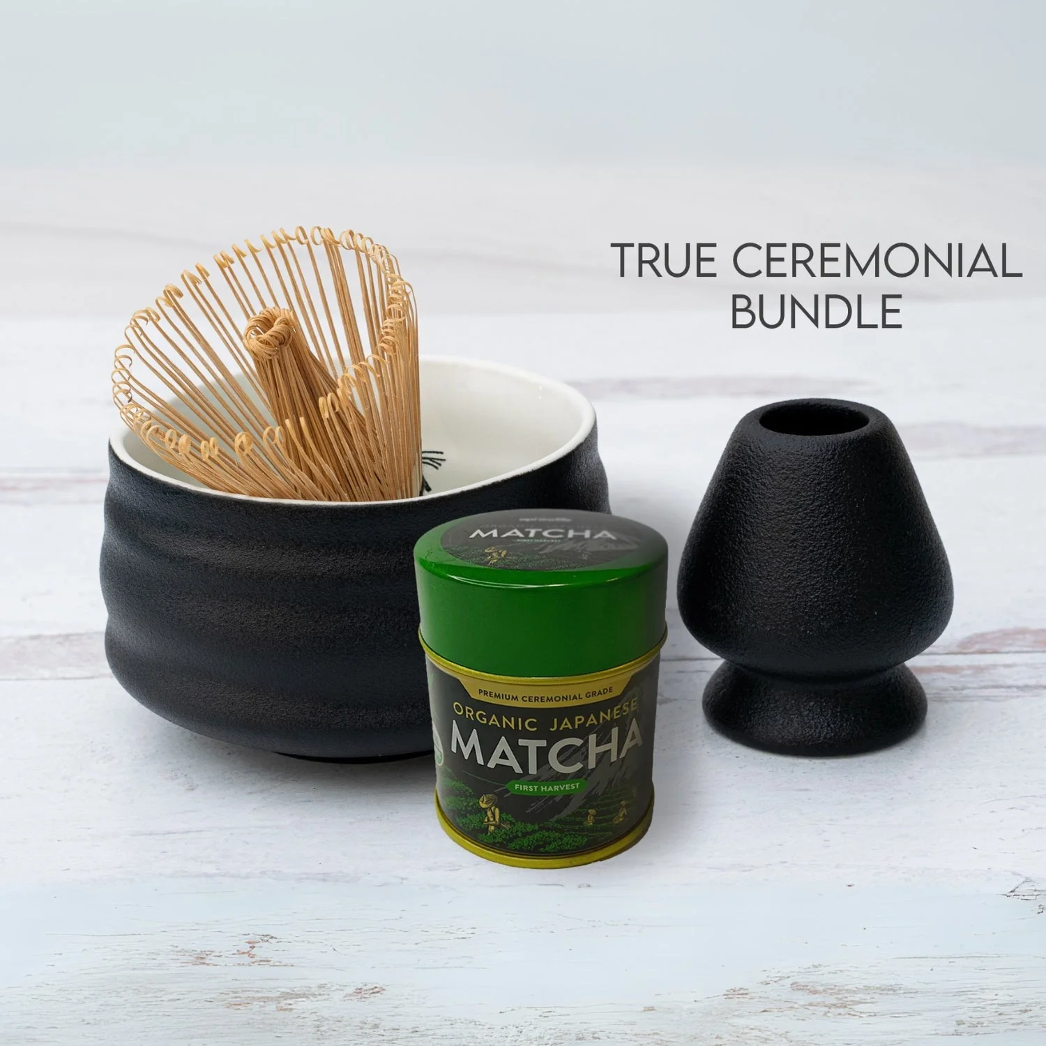 Aprika Life Black and White Ceramic Matcha Bowl - Image 6