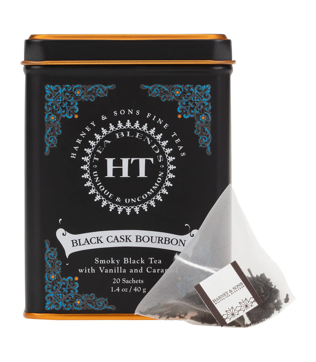 Harney & Sons Black Cask Bourbon, HT Tin of 20 Sachets - Image 4