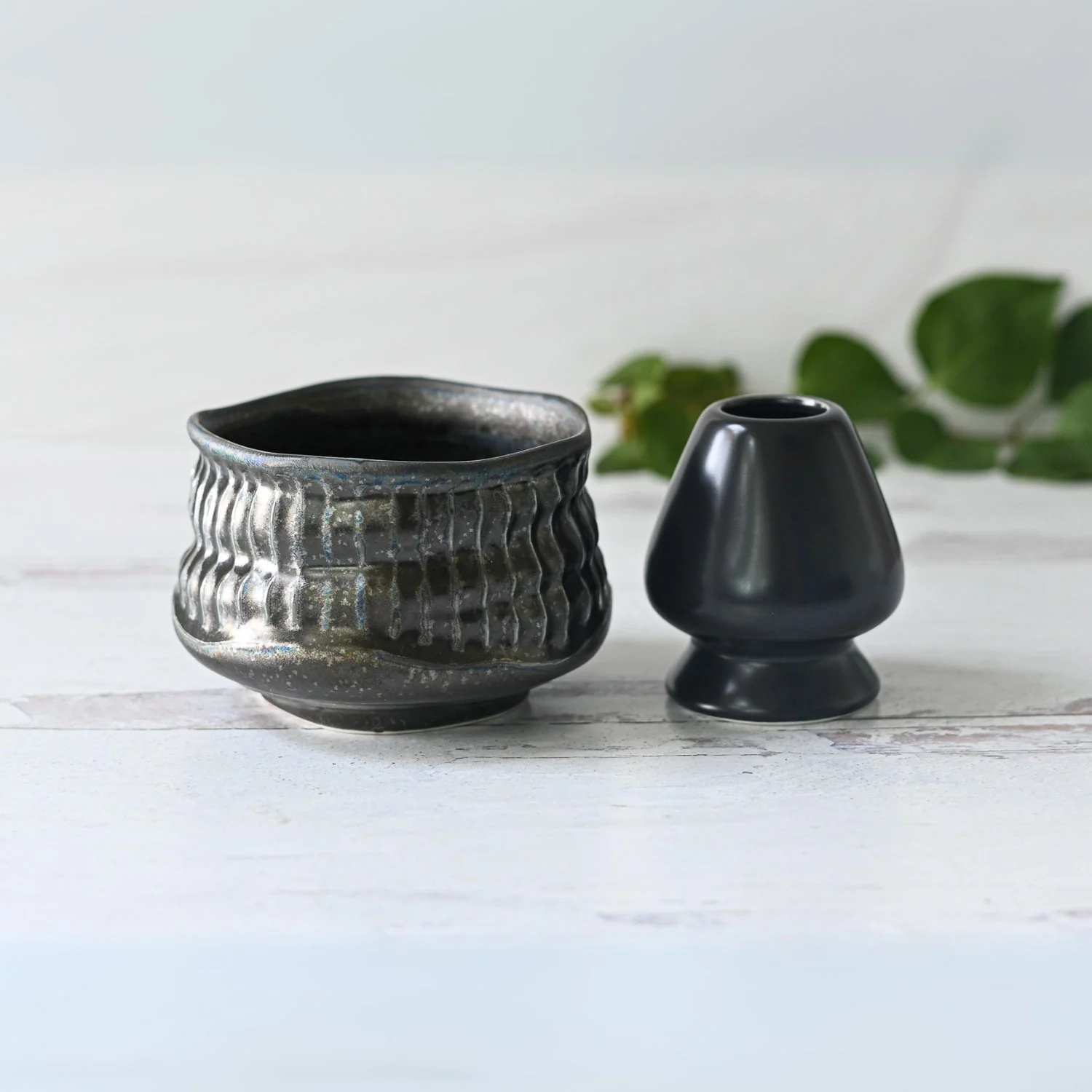 Aprika Life Black Ceramic Meisen Matcha Bowl - Image 7