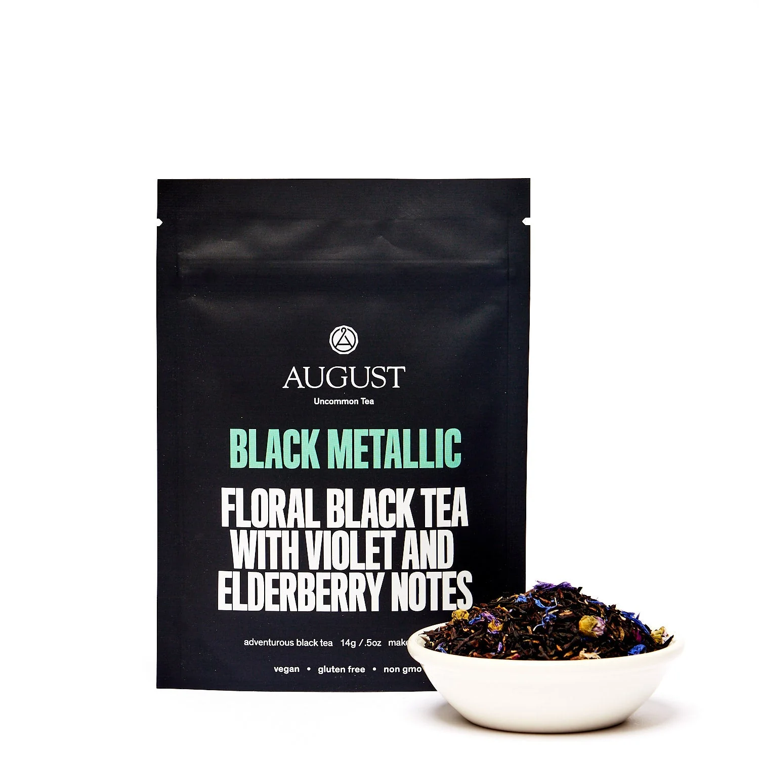 August Black Metallic - Violet Elderberry Black Tea - Image 4