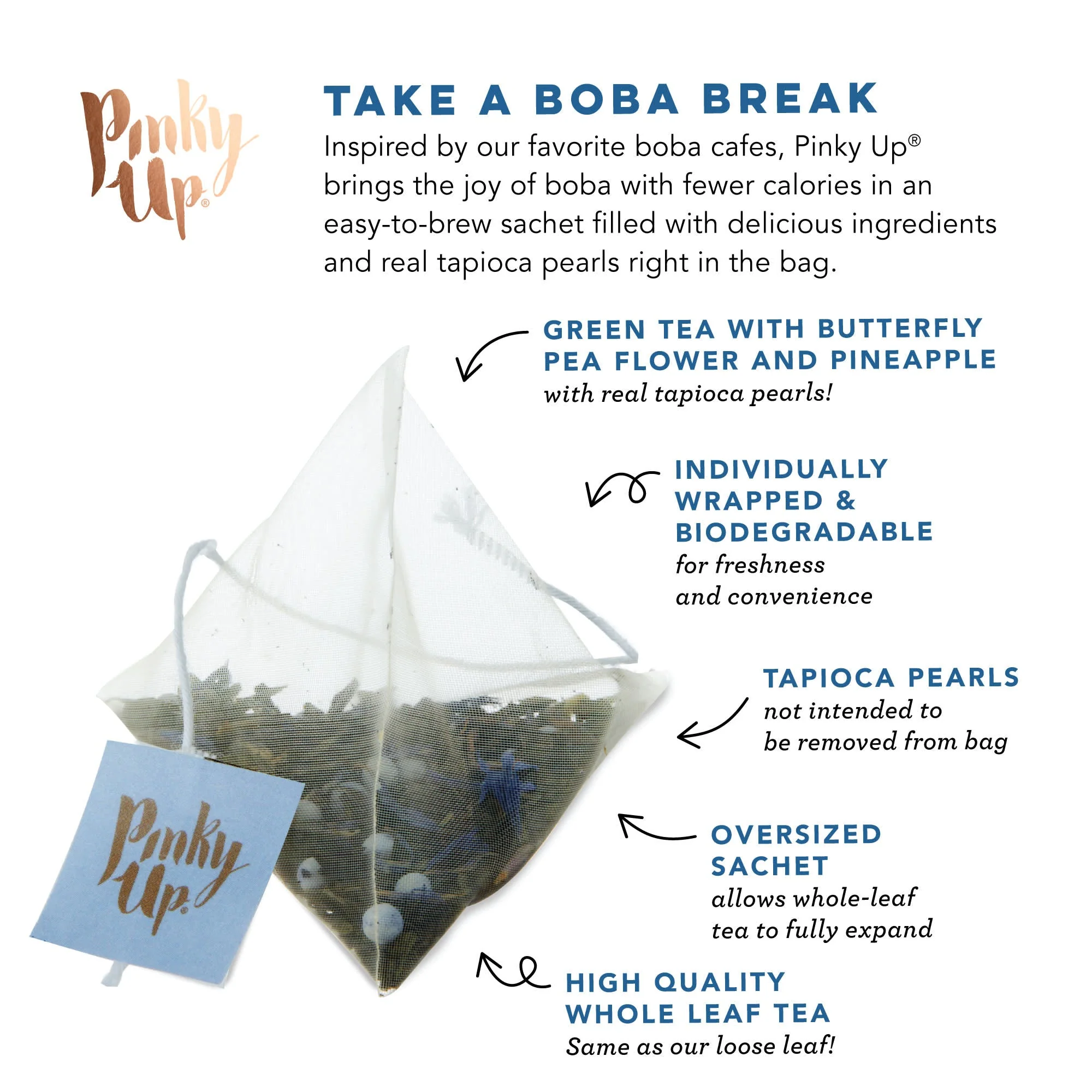 Pinky Up Butterfly Boba Tea Sachets - Image 5