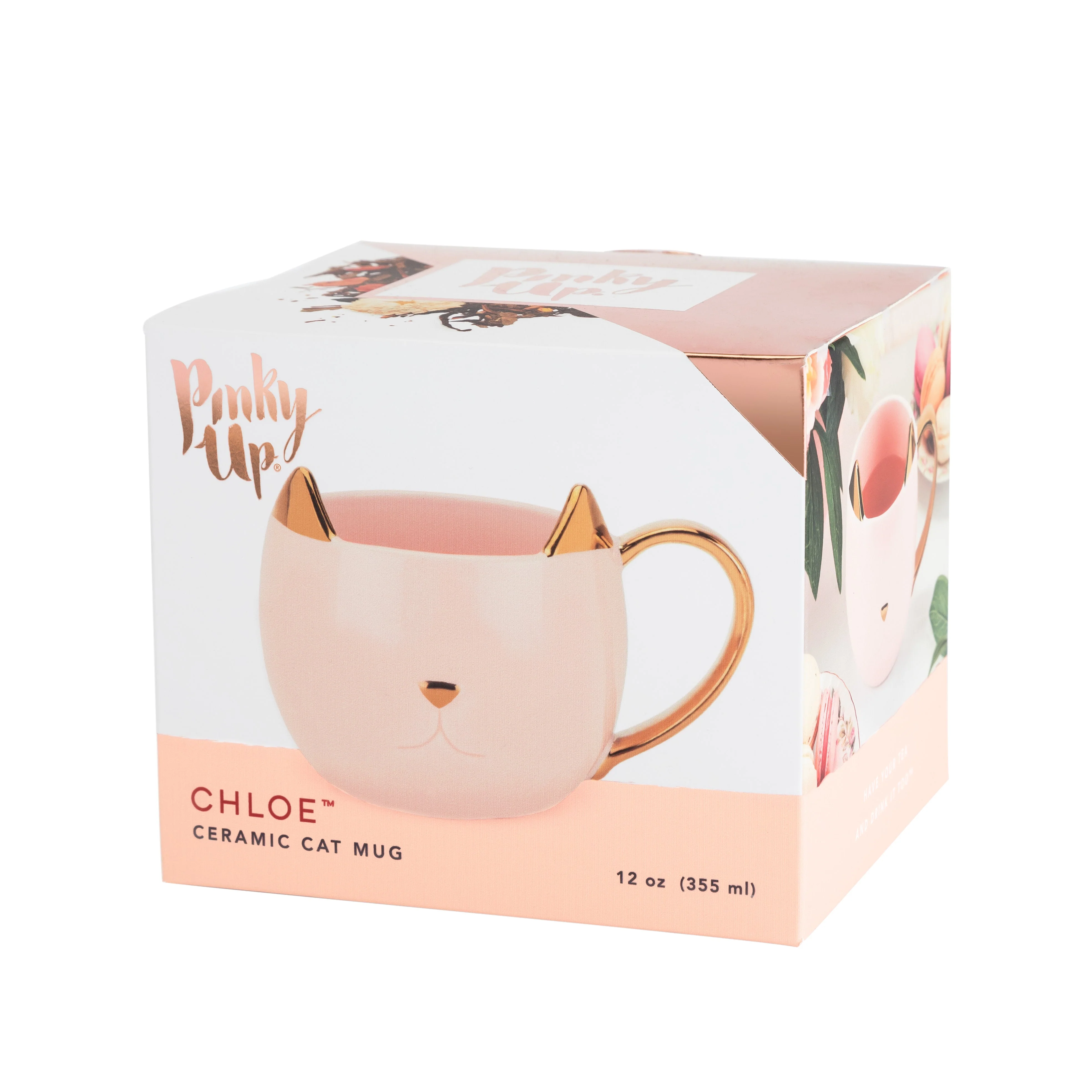 Pinky Up Chloe Pink Cat Mug - Image 7