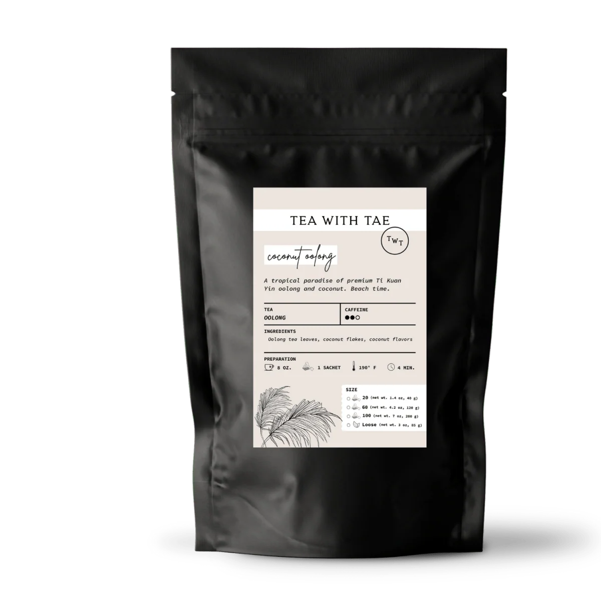 Tea with Tae Coconut Oolong Pouch - Image 5