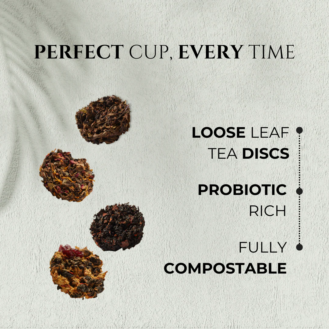 iLOLA Deluxe Tea Disc Essential Set – 4-Pack Loose Leaf Gift Box - Image 4
