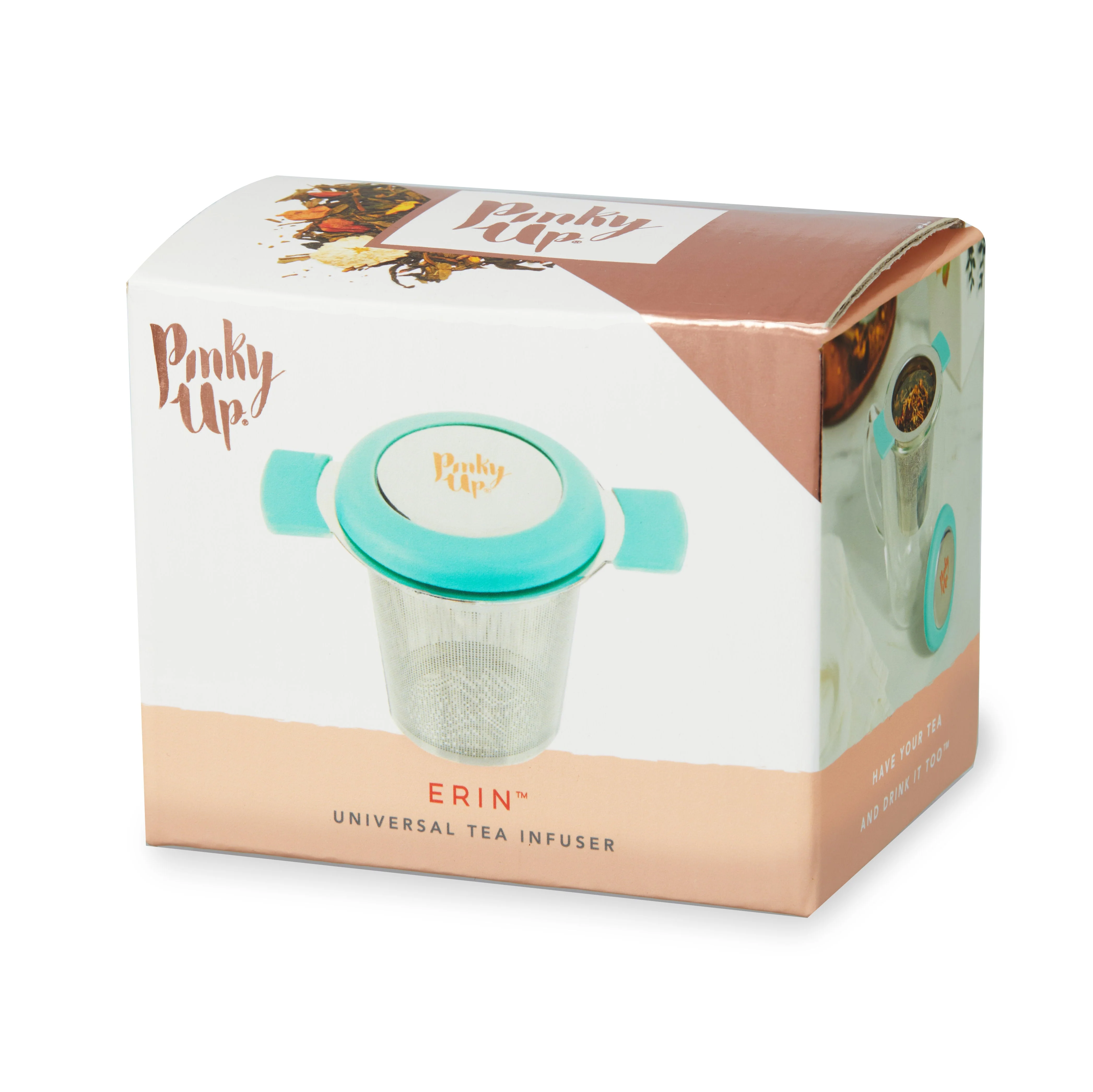 Pinky Up Erin Universal Tea Infuser in Turquoise - Image 8