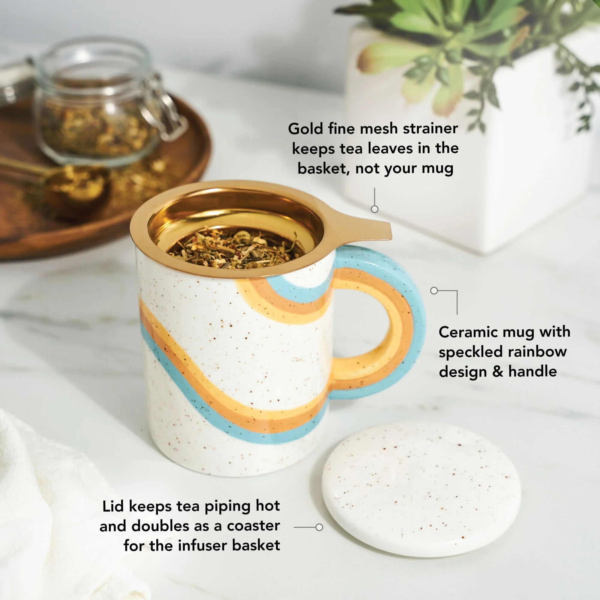 Pinky Up Everlee Infuser Mug with Lid - Image 5