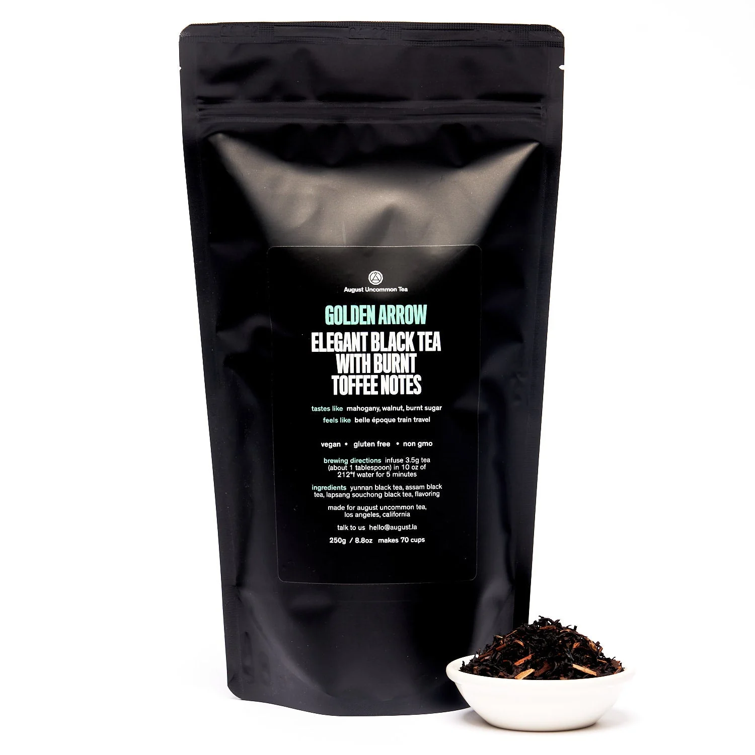 August Golden Arrow - Smoky Toffee Black Tea - Image 4
