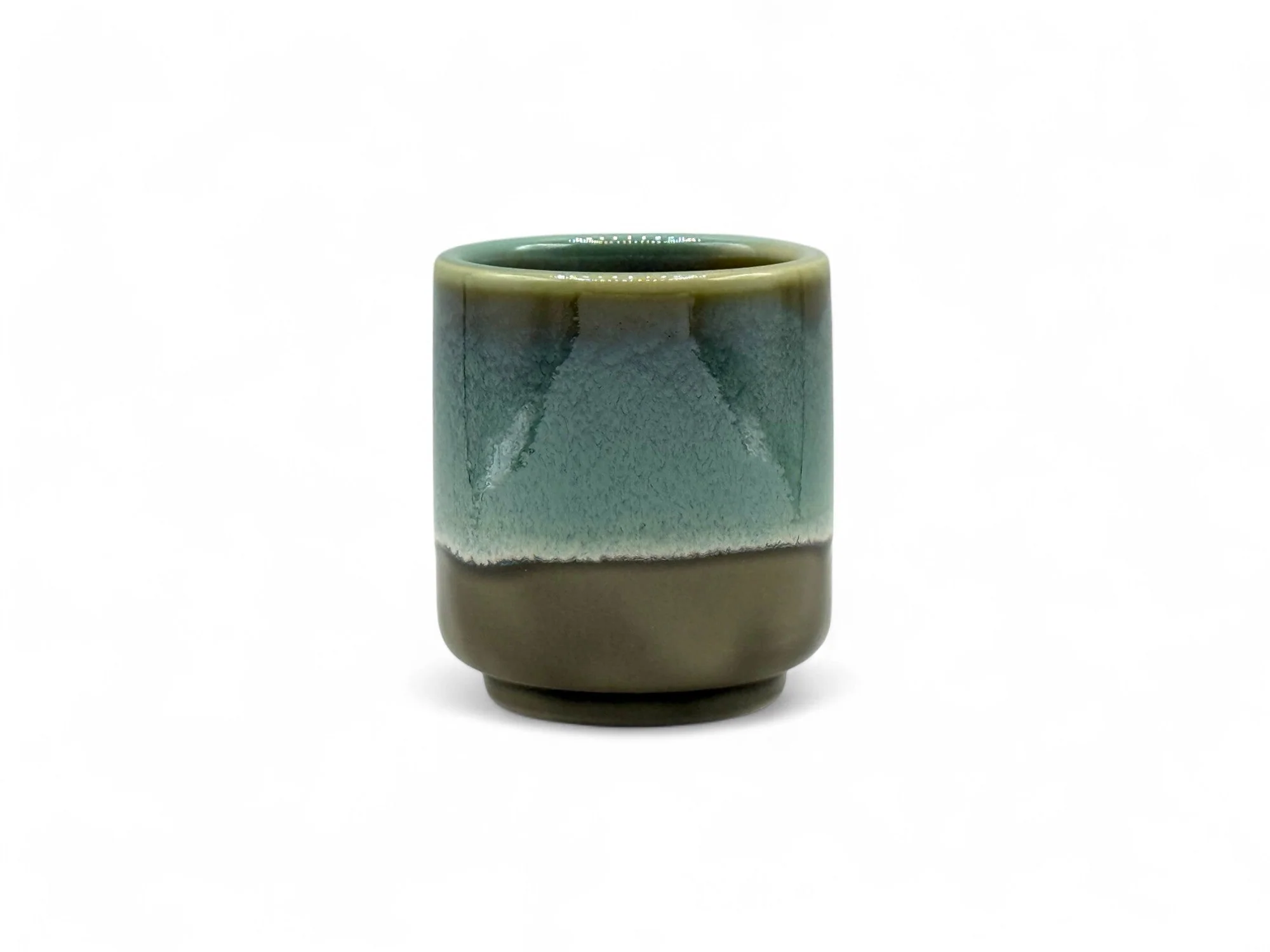 Inoue Tea Gurinhiwa Green Mino-yaki Yunomi - Japanese Teacup - Image 6