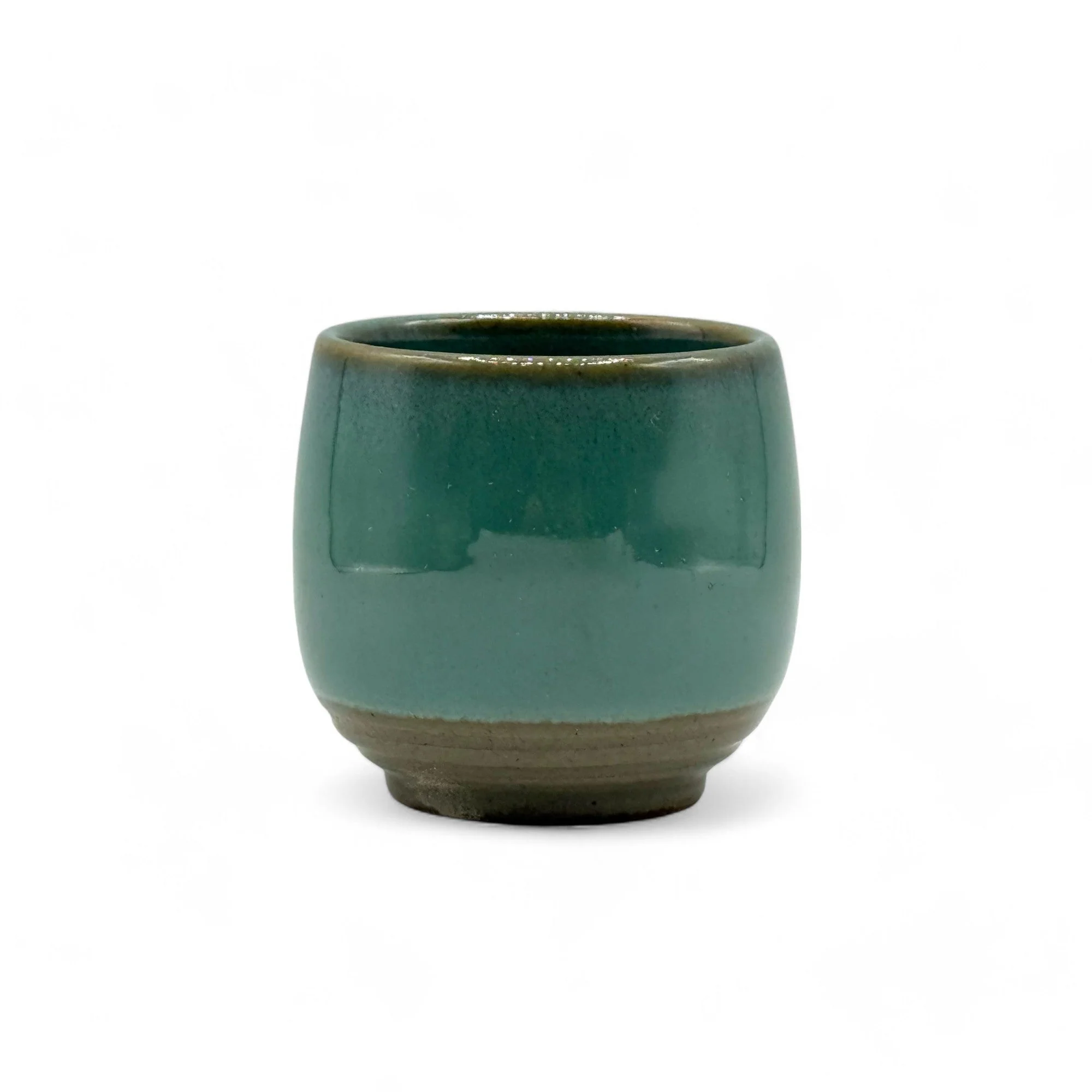 Inoue Tea Hisuitaru Green Mino-yaki Yunomi - Japanese Teacup