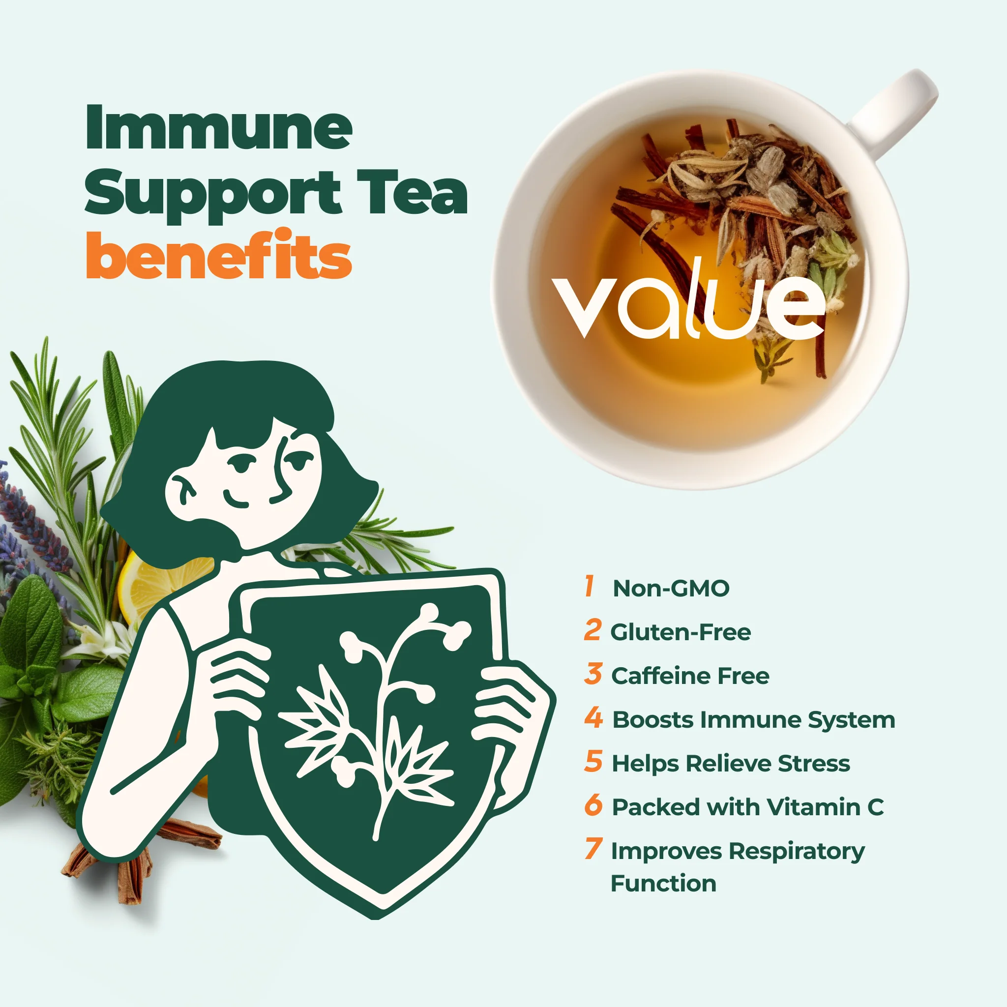 Aprika Life Immune System Support Herbal Tea, 60 Bags - Image 6