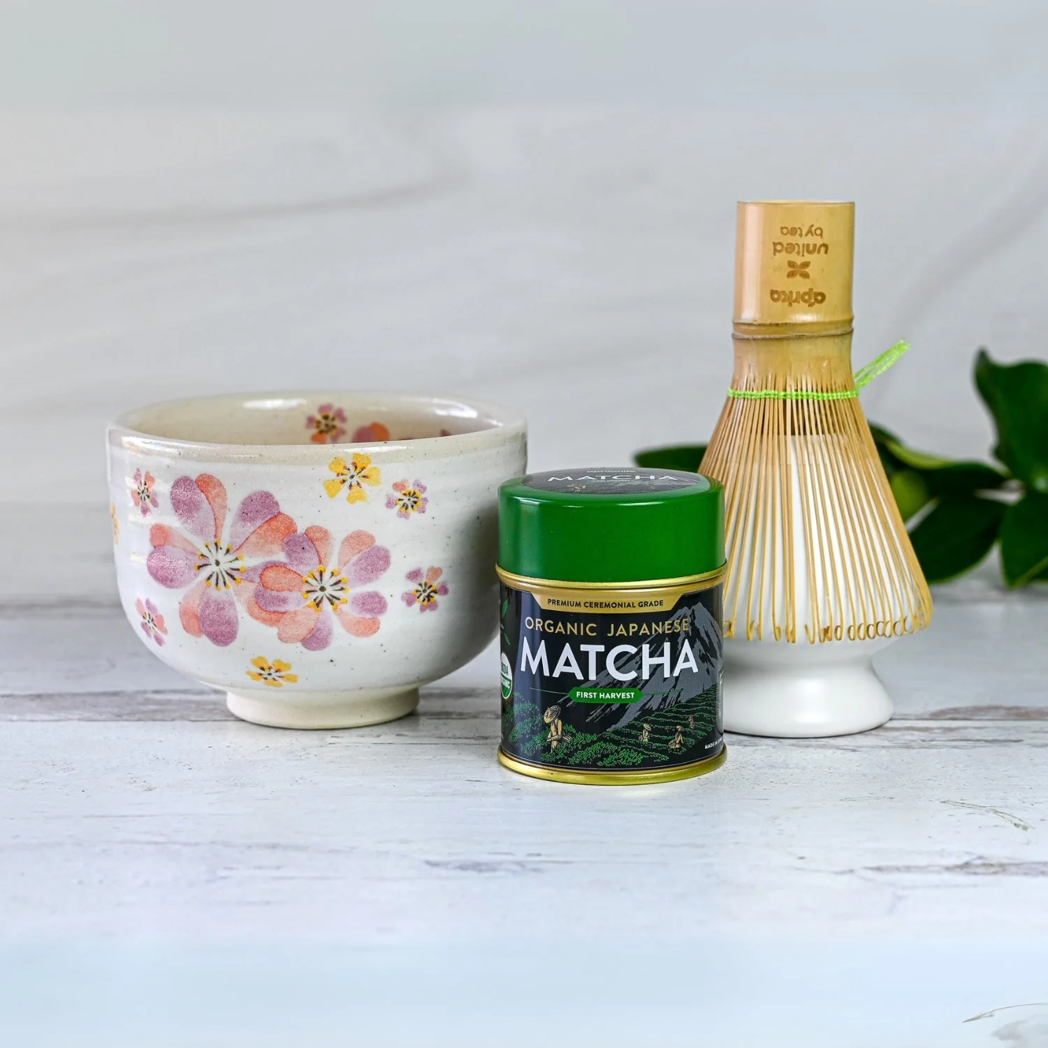 Aprika Life Japanese Pink Sakura Ceramic Matcha Bowl - Image 7