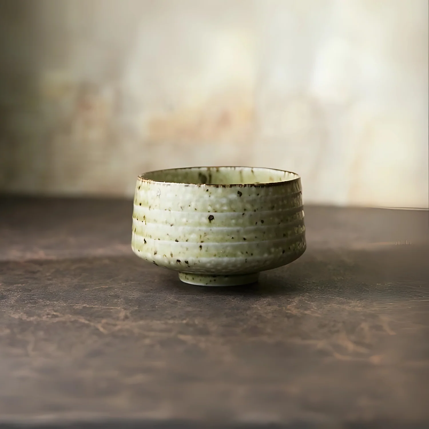 Aprika Life Kaneni White Ceramic Matcha Bowl - Image 4