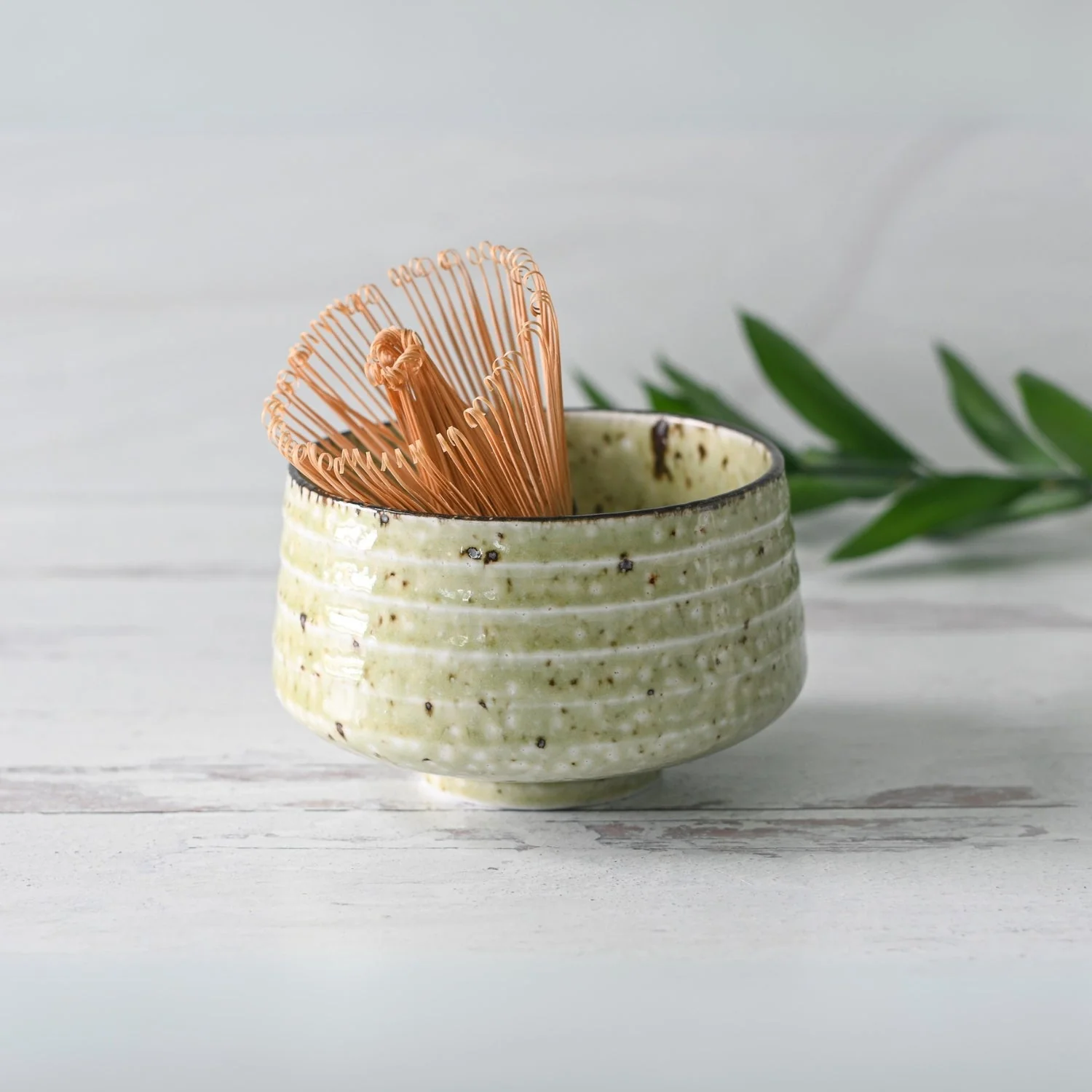 Aprika Life Kaneni White Ceramic Matcha Bowl - Image 7