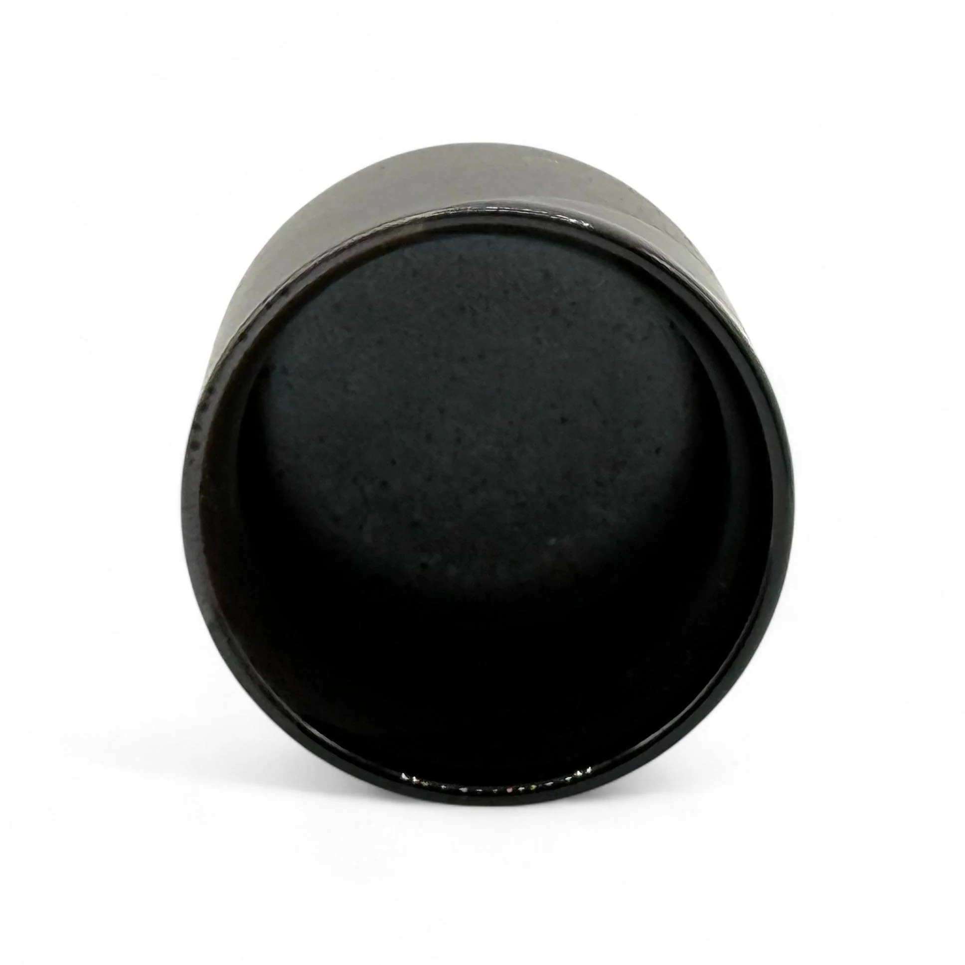 Inoue Tea Kimura Black Shigaraki-yaki Yunomi - Japanese Teacup - Image 3
