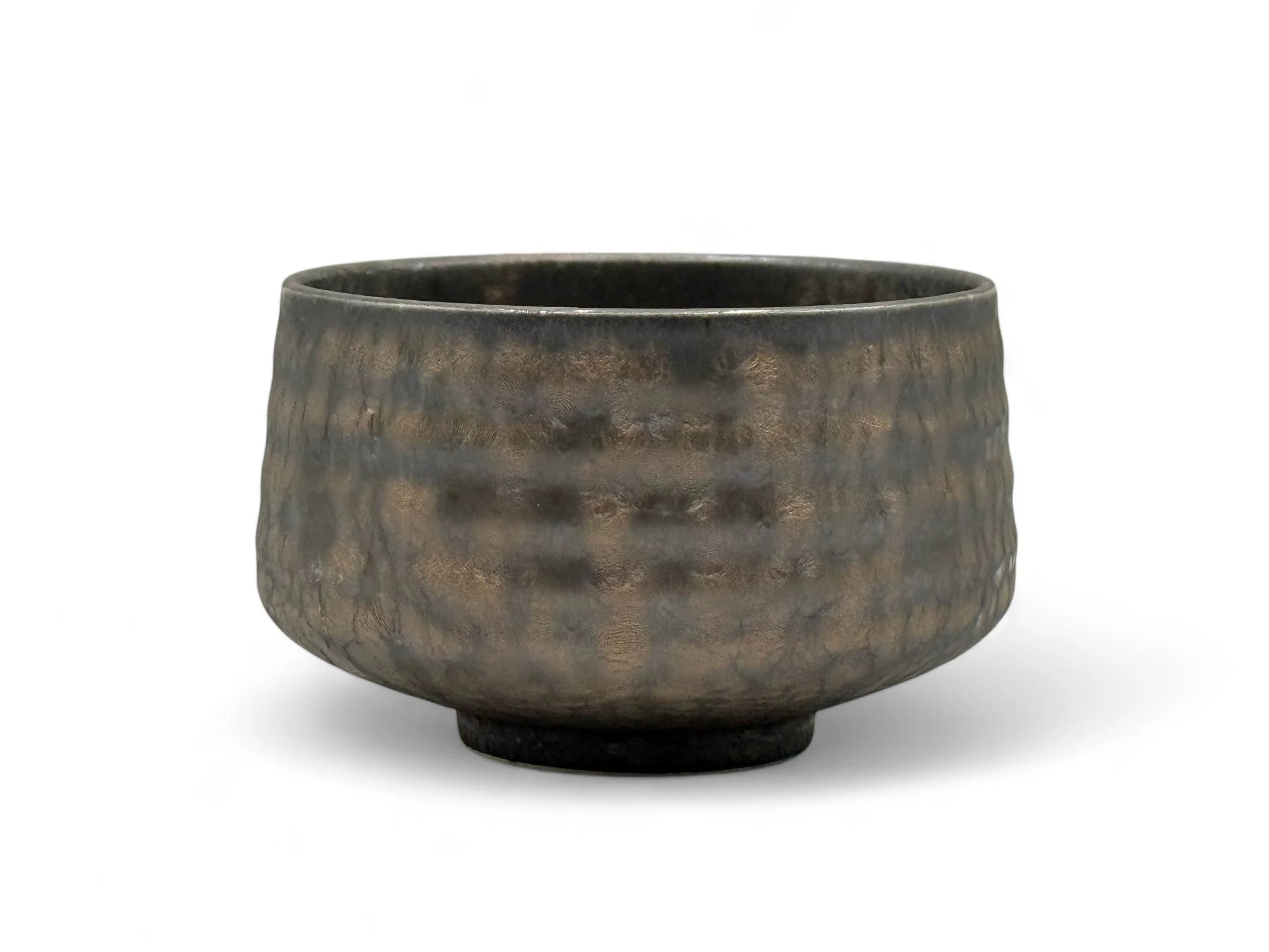 Inoue Tea Kinkessho Bronze Mino-yaki Chawan - Japanese Matcha Bowl - Image 5