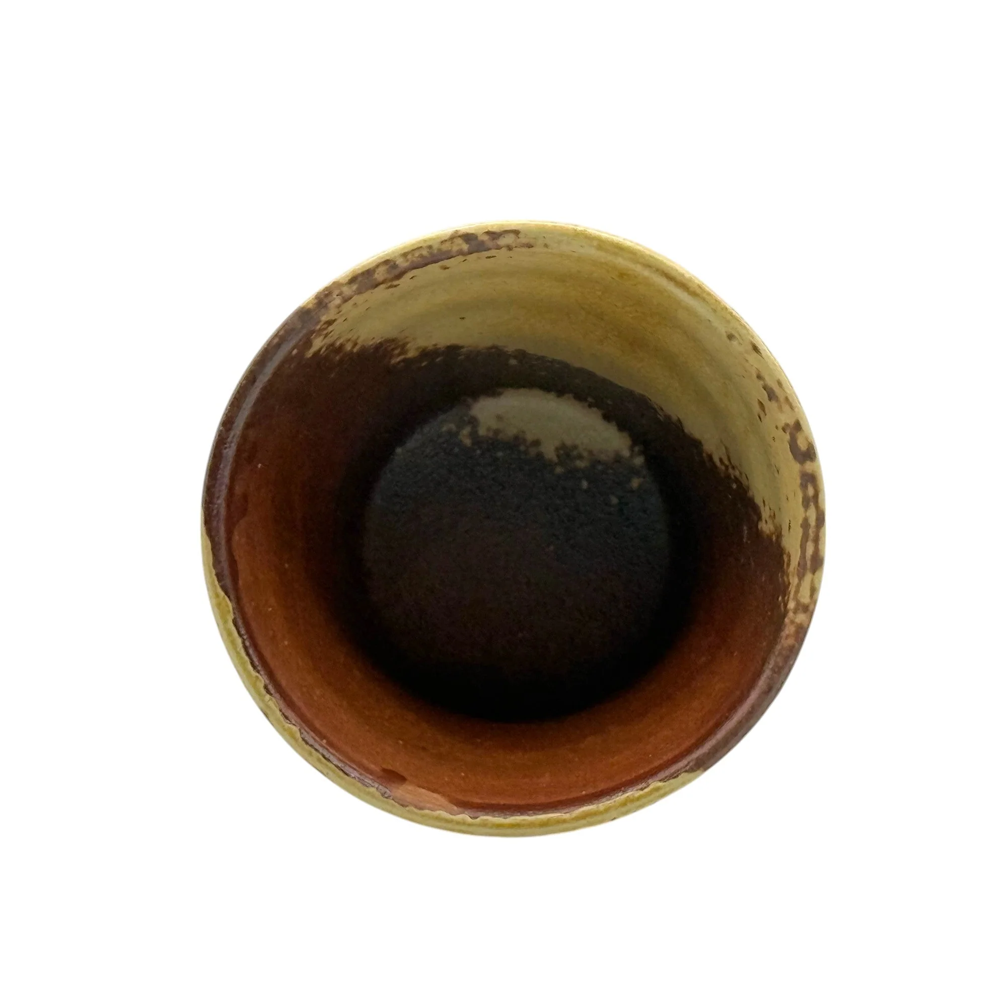 Inoue Tea Kizeto Brown Mino-yaki Yunomi - Japanese Teacup - Image 3