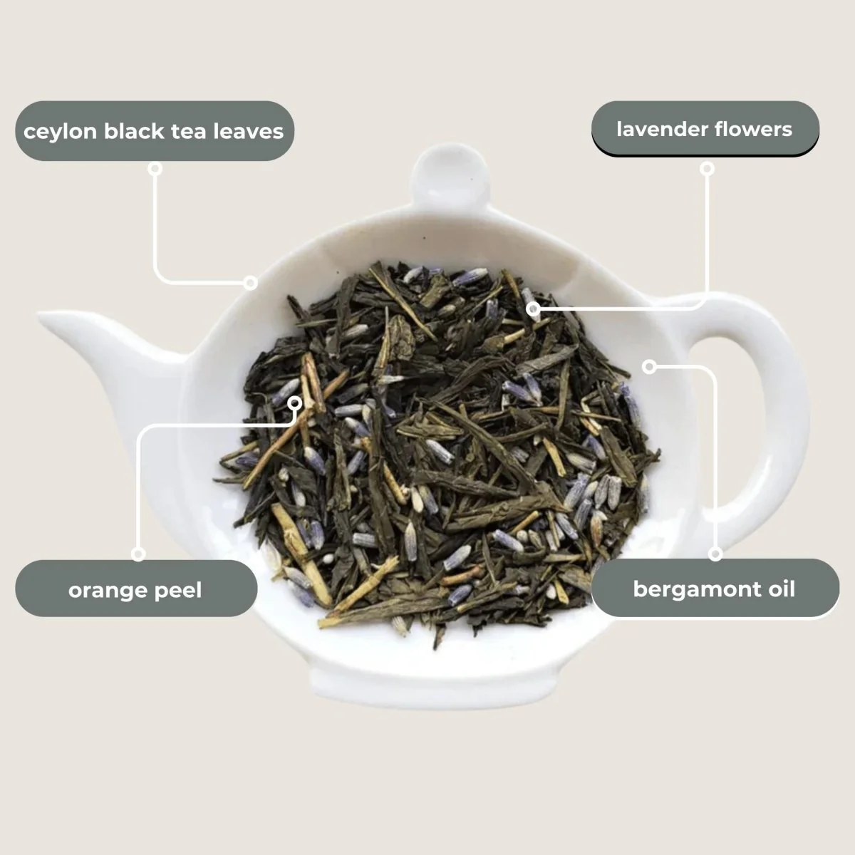 Tea with Tae Lavender Earl Grey Mini Tea Tube (5 tea bags) - Image 4