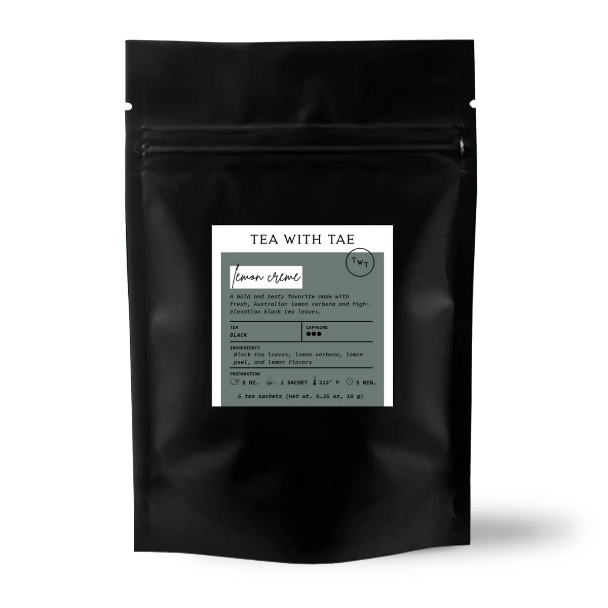 Tea with Tae Lemon Crème 5ct. Pouch