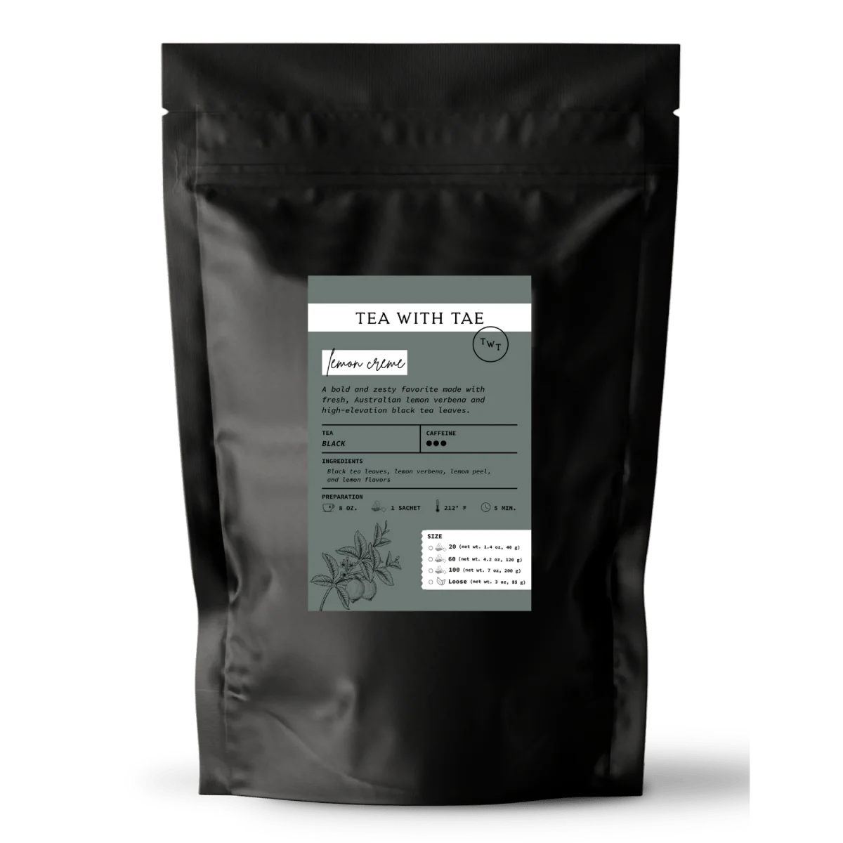 Tea with Tae Lemon Crème Pouch - Image 6