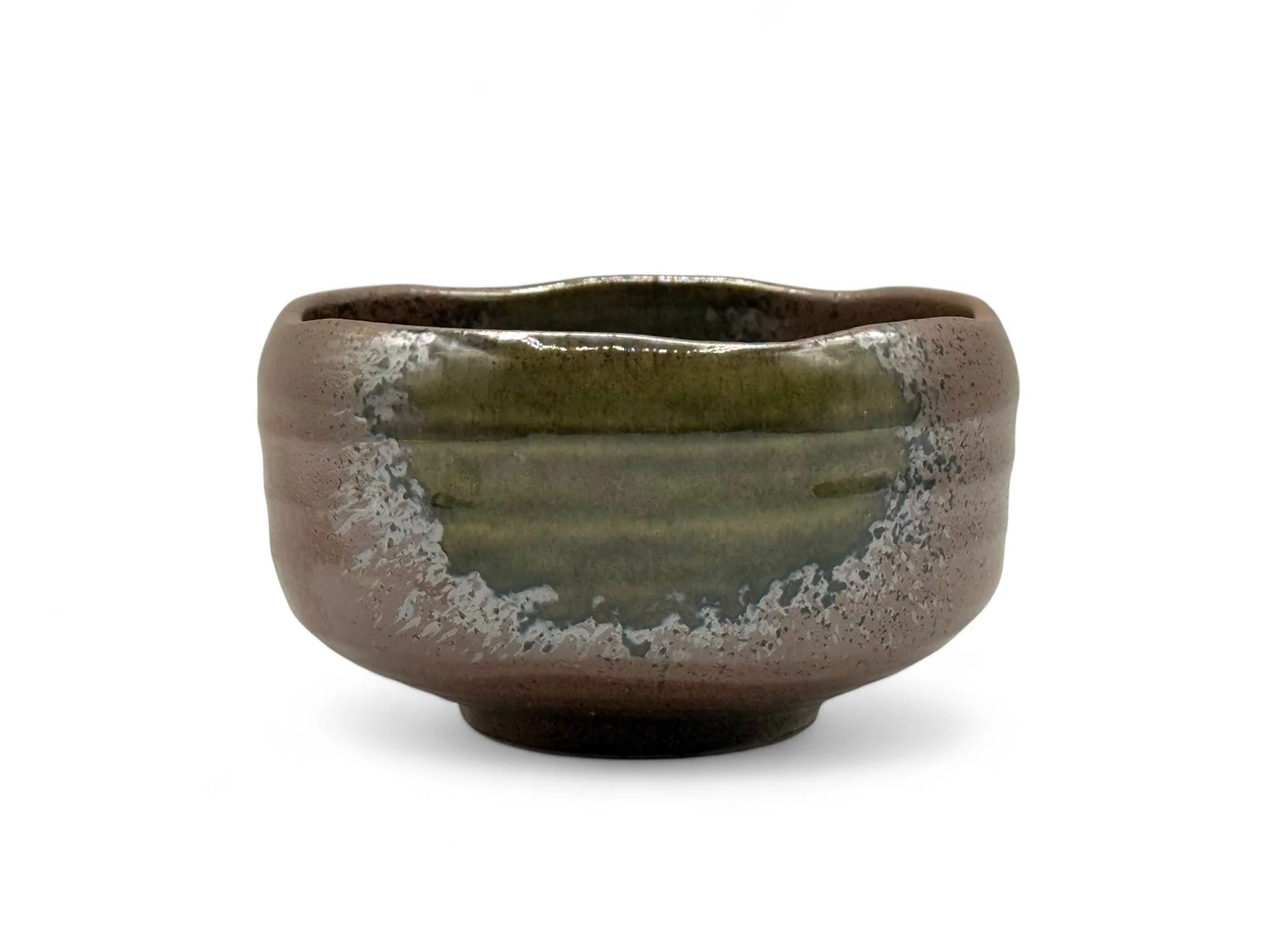 Inoue Tea Nanban Brown Mino-yaki Chawan - Japanese Matcha Bowl - Image 6