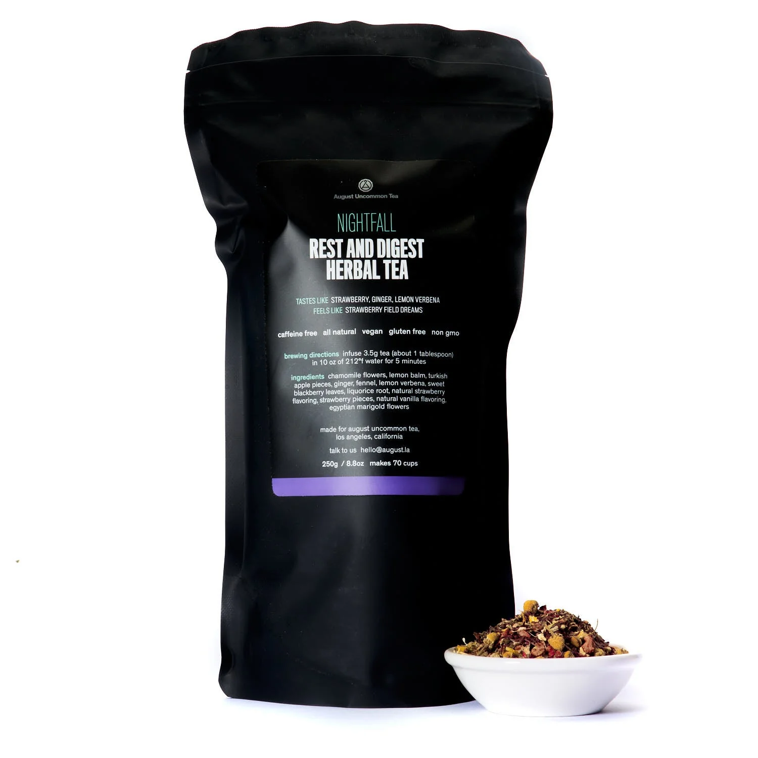 August Nightfall - Rest and Digest Herbal Tea (Caffeine Free) - Image 3