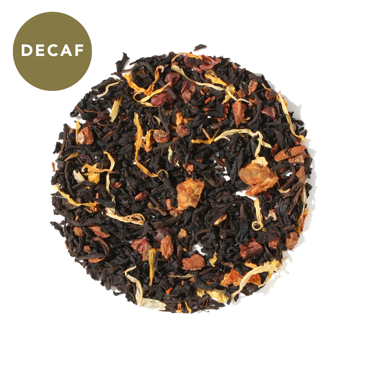 Plum Deluxe No Obligations Decaf Black Tea (Hazelnut - Almond - Cinnamon)