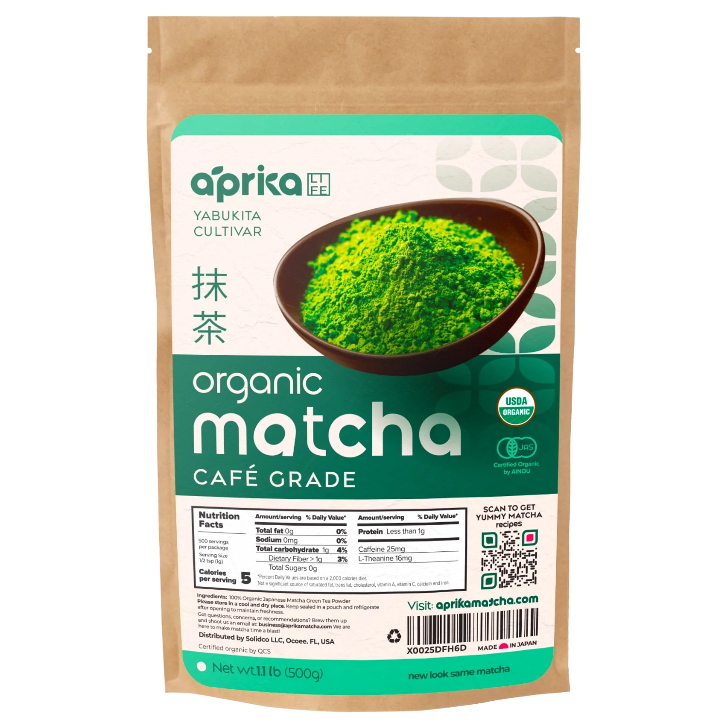 Aprika Life Organic Japanese Matcha Green Tea Powder - Image 11