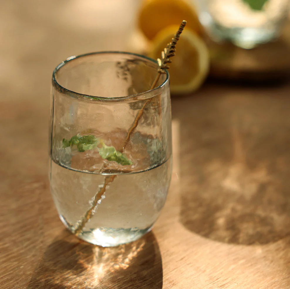 Powered by People Pebbled Medium Glasses - Set of 4 - Image 4