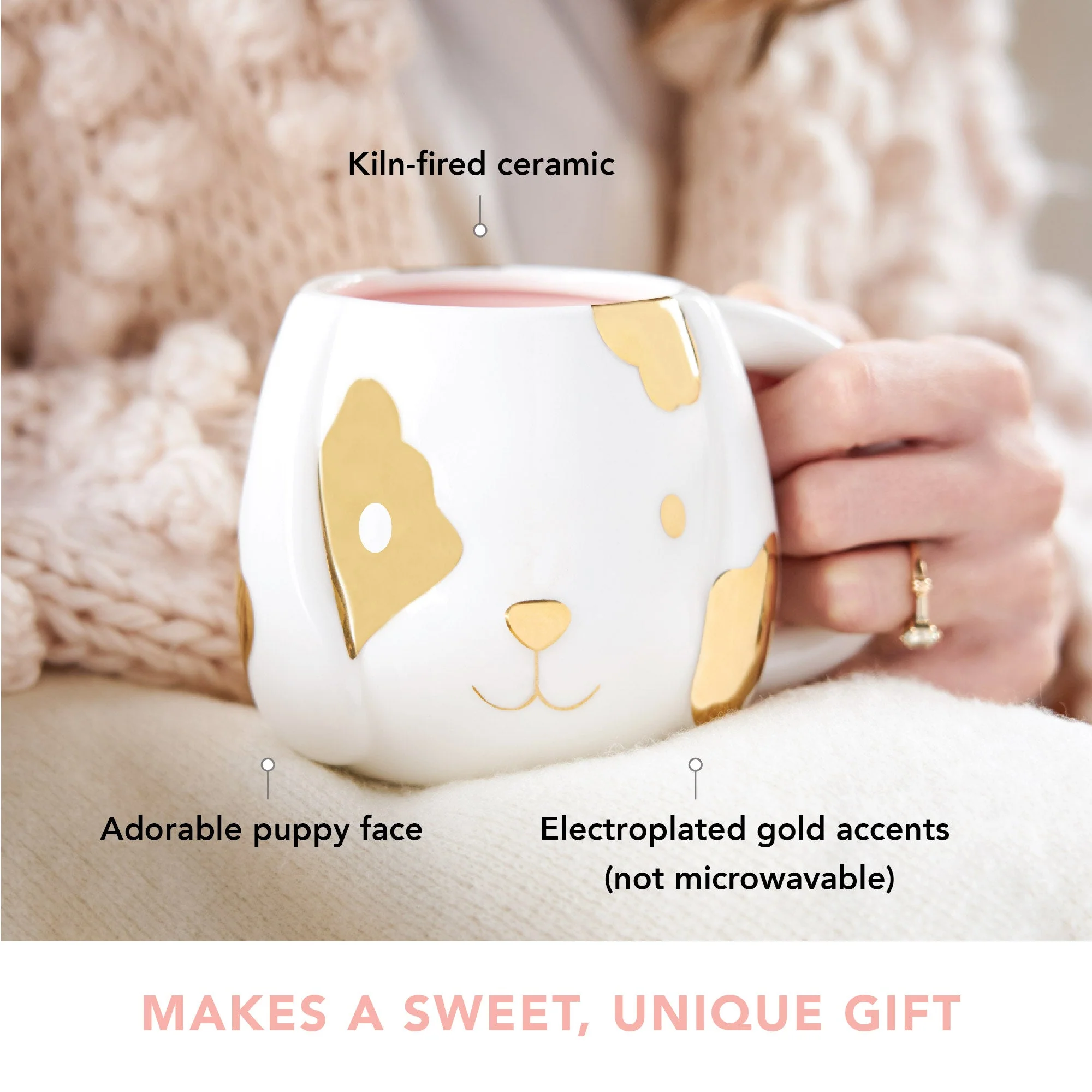 Pinky Up Penny: Ceramic Puppy Mug - Image 4