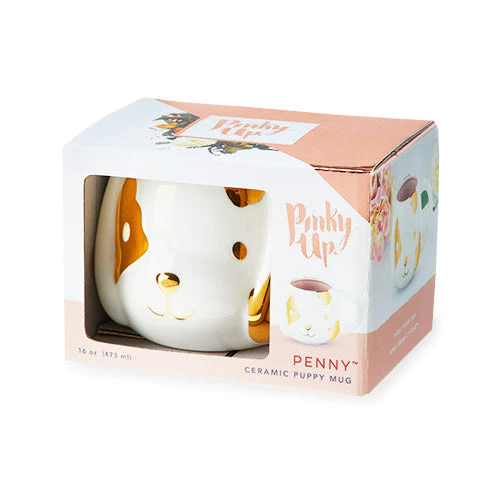 Pinky Up Penny: Ceramic Puppy Mug - Image 6