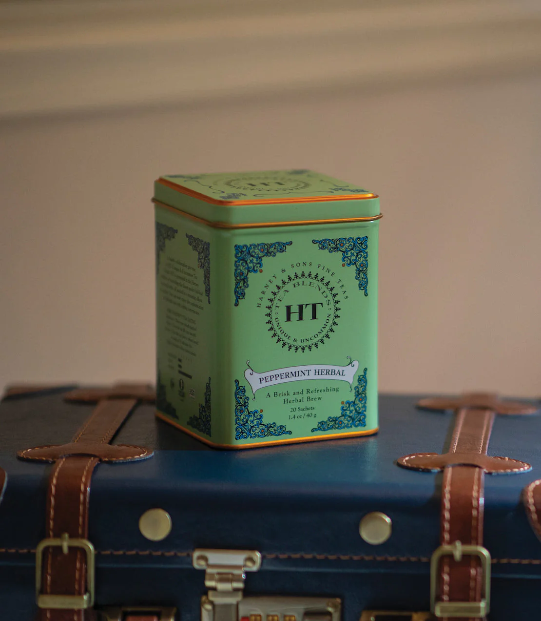 Harney & Sons Peppermint Herbal, HT Tin of 20 Sachets - Image 2
