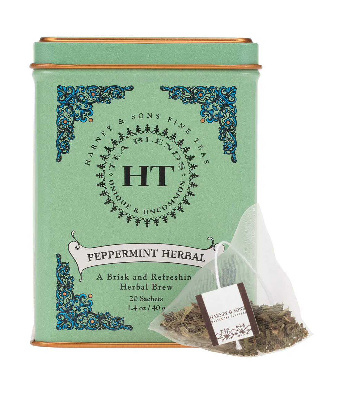 Harney & Sons Peppermint Herbal, HT Tin of 20 Sachets - Image 4