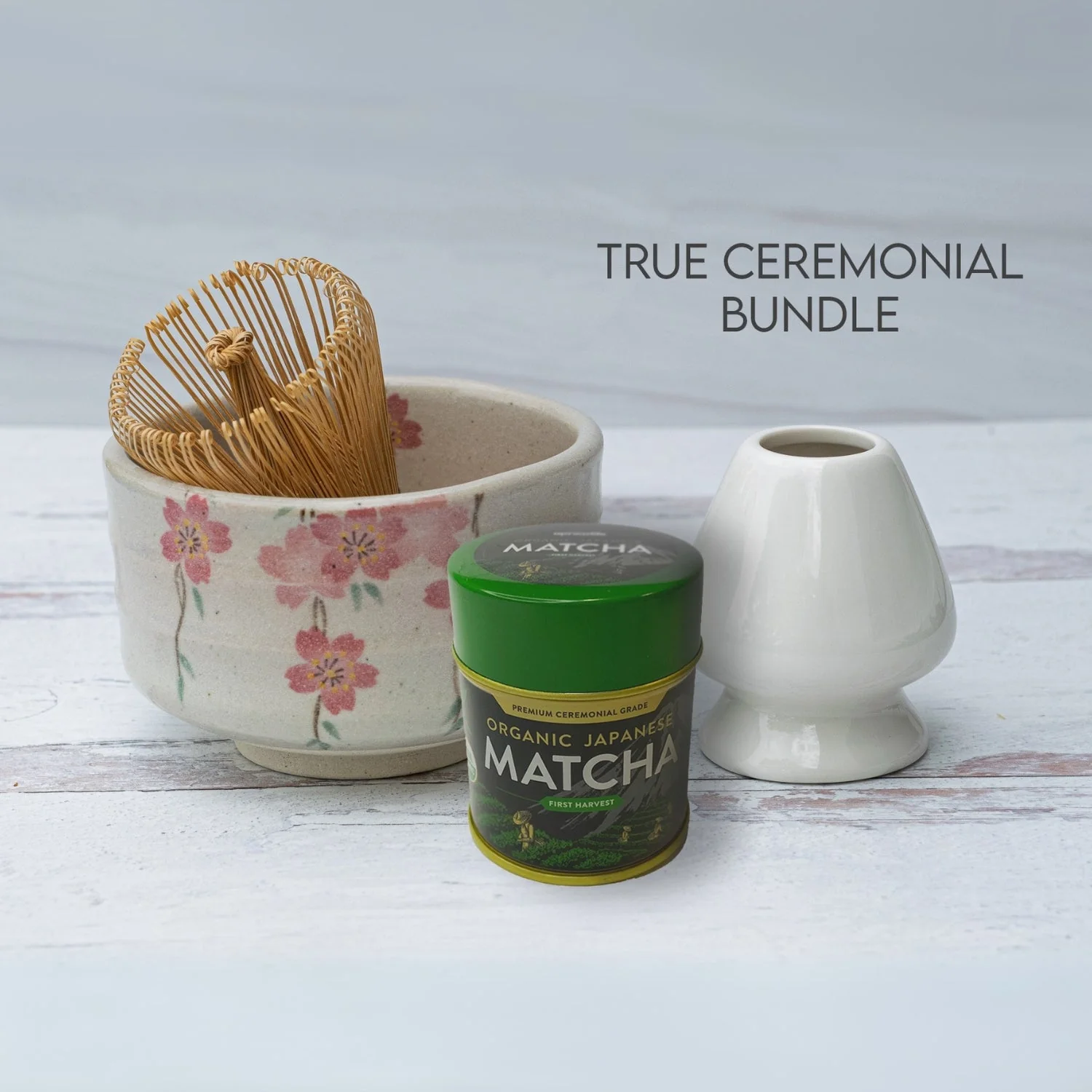 Aprika Life Pink Sakura Flowers Ceramic Matcha Bowl - Image 12