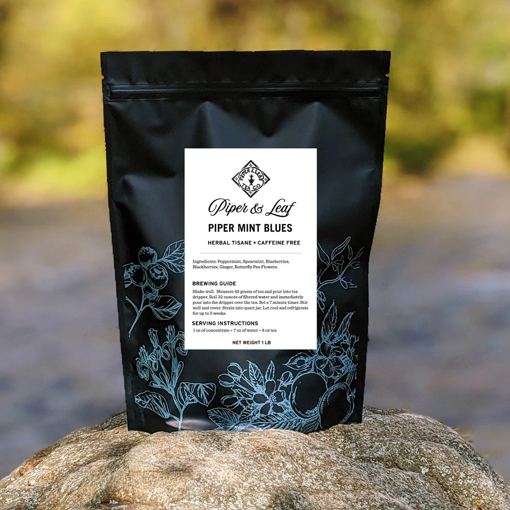 Piper and Leaf Piper Mint Blues Bulk Sachets - 70ct Tea Bags - Image 2