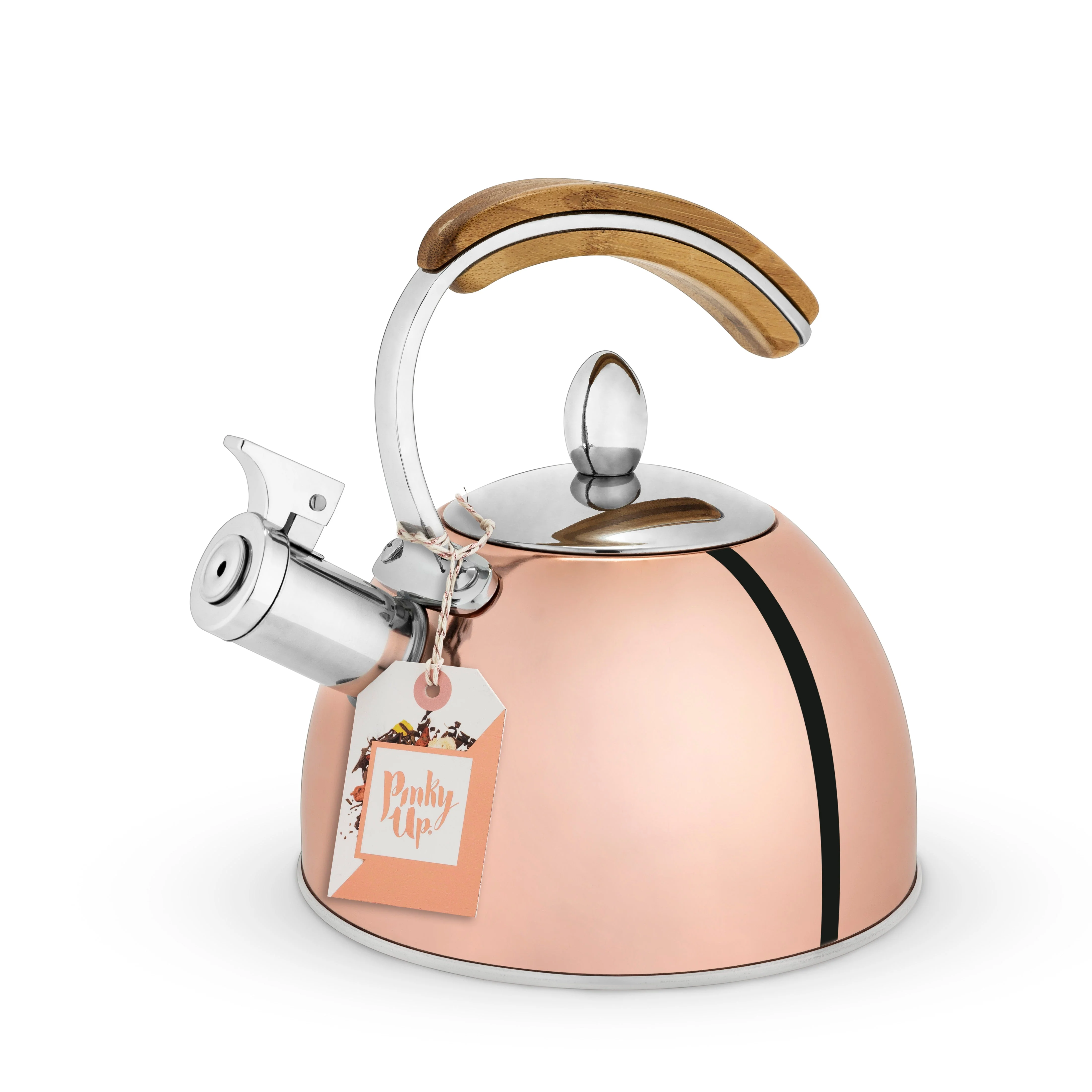 Pinky Up Presley Tea Kettle in Rose Gold - Image 6