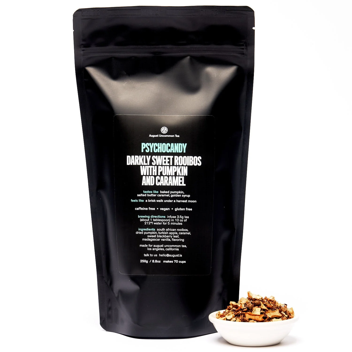 August Psychocandy - Roasted Pumpkin Caramel Rooibos Tea (Caffeine Free) - Image 5