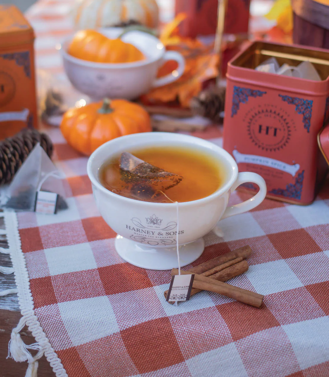 Harney & Sons Pumpkin Spice, HT Tin of 20 Sachets - Image 2