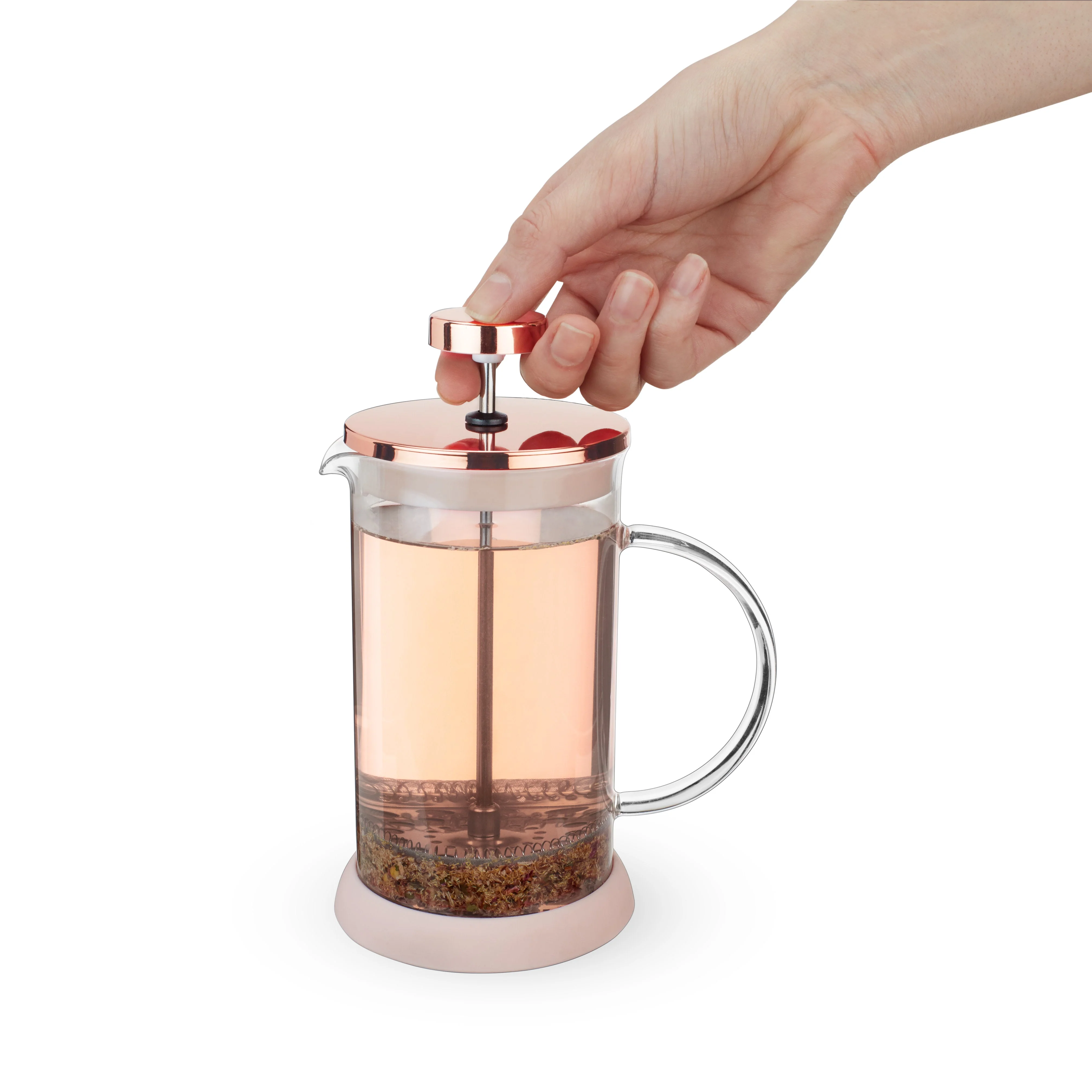 Pinky Up Riley Mini Glass Tea Press Pot - Image 4