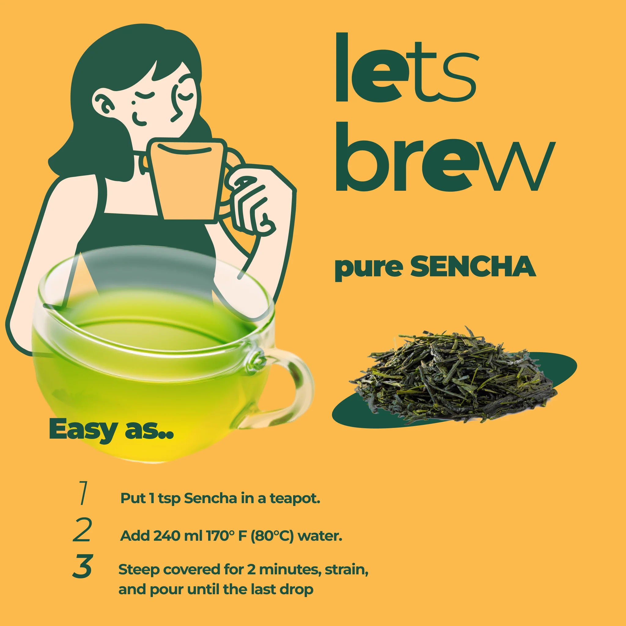 Aprika Life Sencha Loose Leaf Tea - Image 7