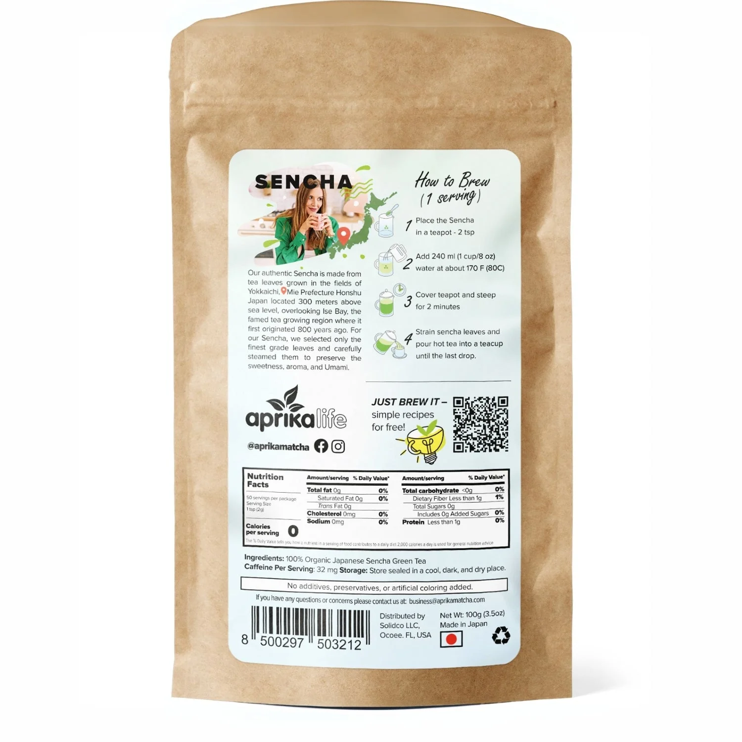 Aprika Life Sencha Loose Leaf Tea - Image 9
