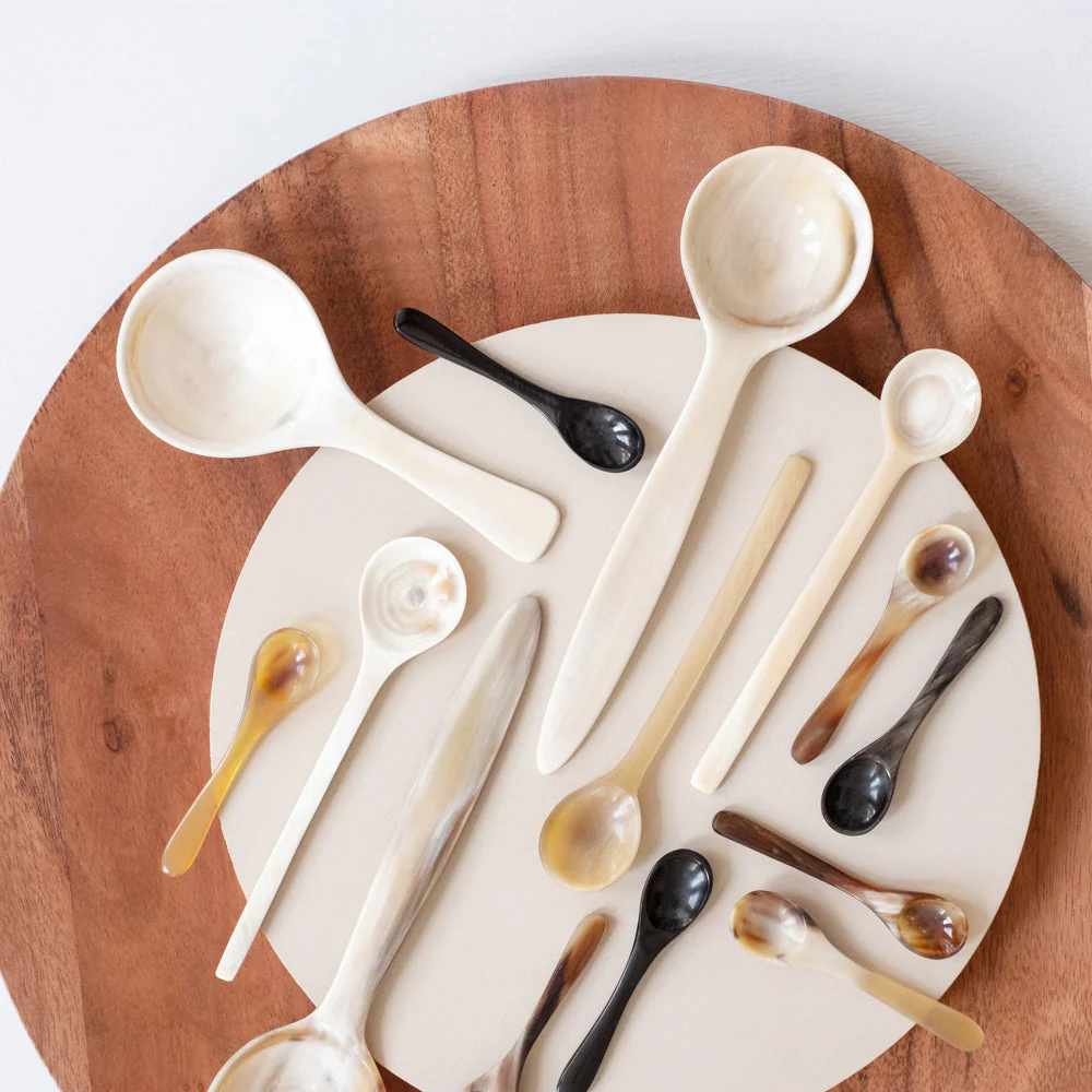 Short Handle Horn Scoop - Image 8