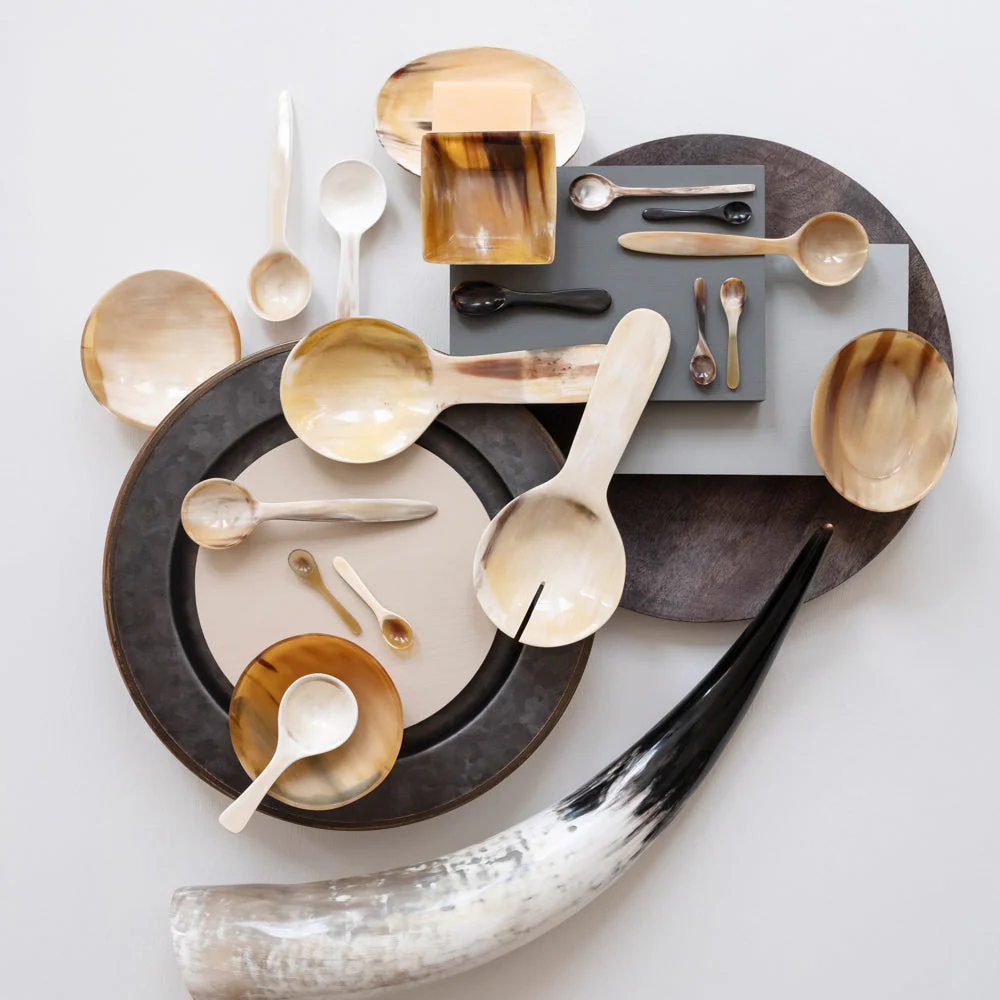 Short Handle Horn Scoop - Image 9
