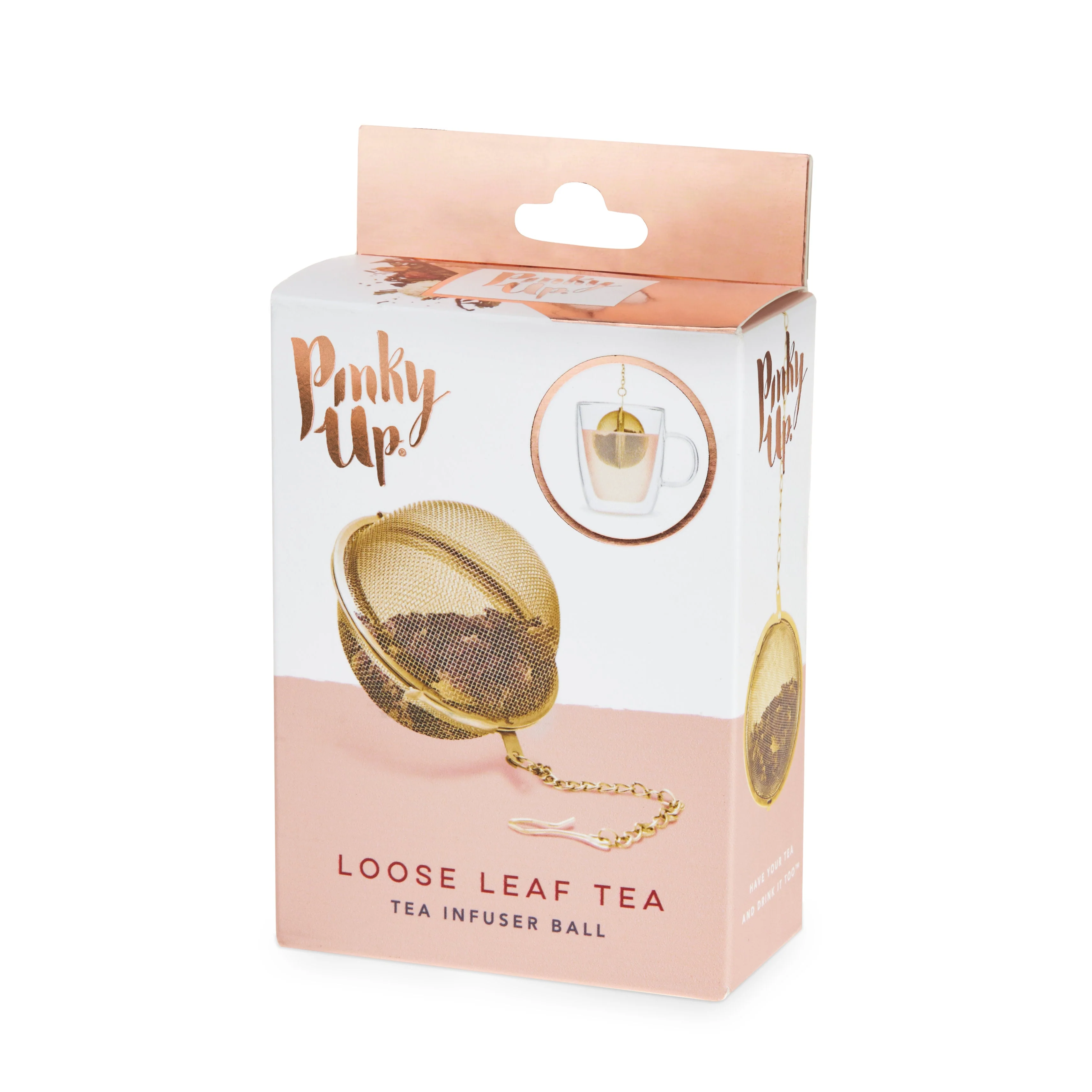 Pinky Up Small Tea Infuser Ball in Gold - Image 6