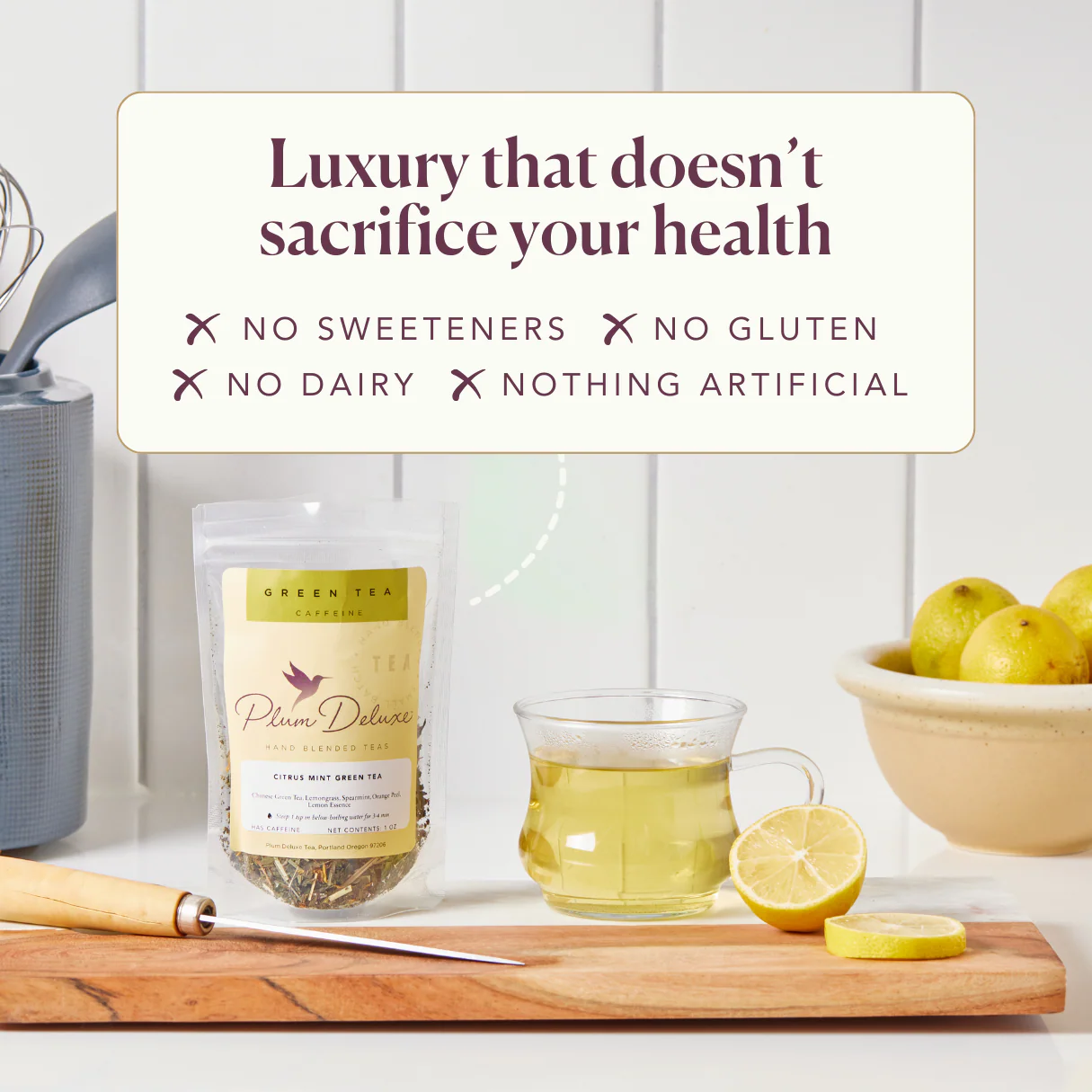 Plum Deluxe Soul Warmer Herbal Tea (Hazelnut - Chestnut - Caramel) - Image 4