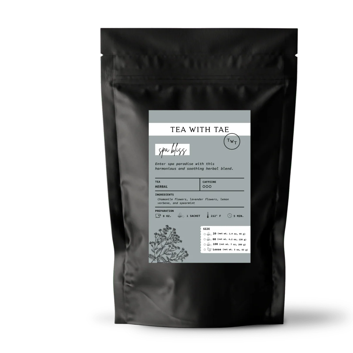 Tea with Tae Spa Bliss Pouch - Image 5